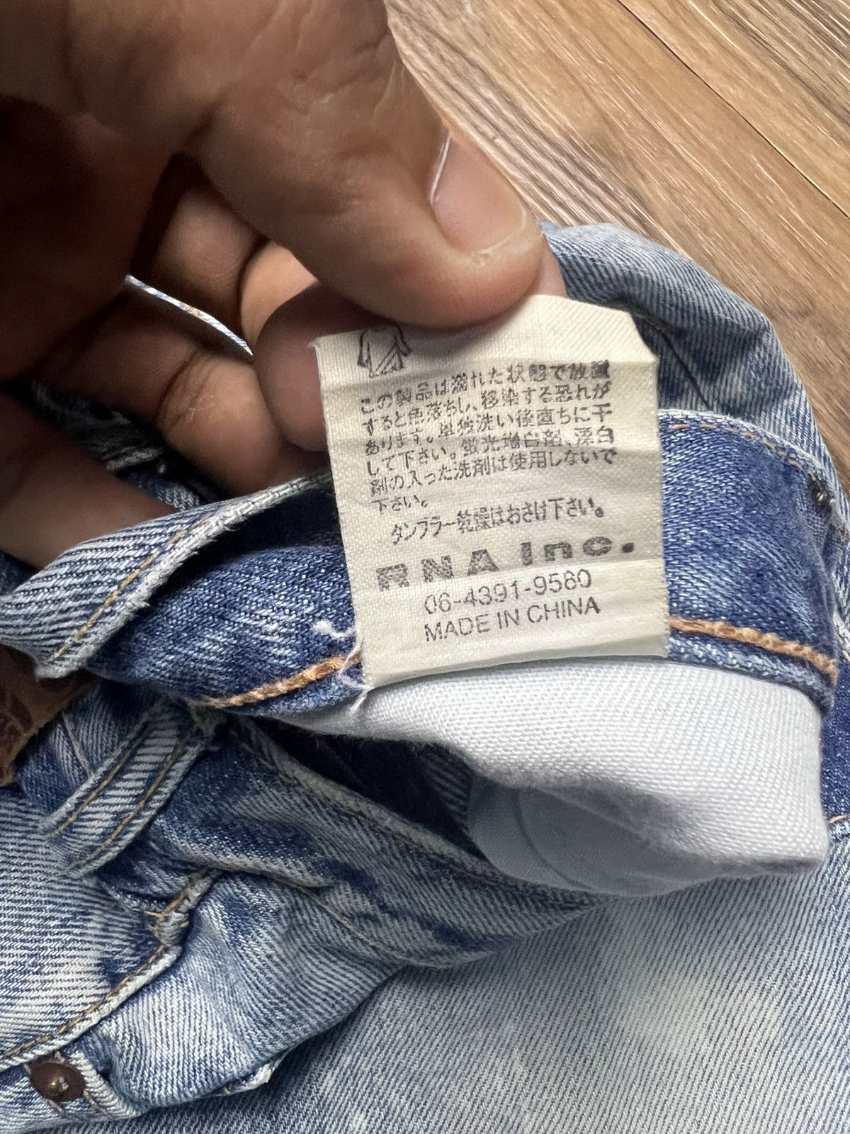 If Six Was Nine RNA Inc. Vintage Destroyed Denim Jeans (41) Size US 29 - 10 Thumbnail