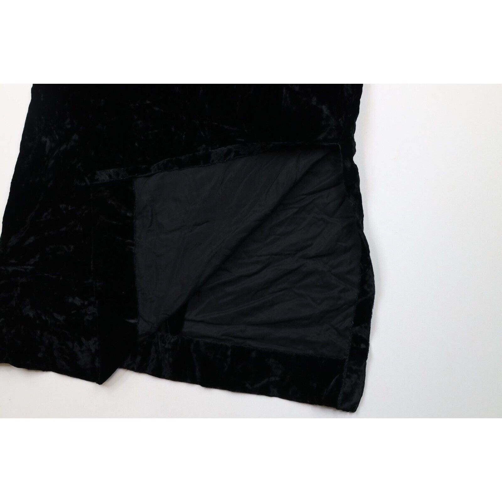 Vintage Vintage 50s 60s Streetwear Velvet Velour Full Length Skirt Size 32" / US 10 / IT 46 - 5 Thumbnail