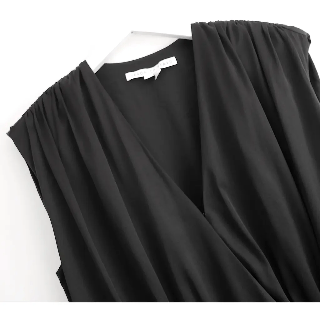 Veronica Beard Veronica Beard, Veronica Beard Casela Black Silk Dress Size M / US 6-8 / IT 42-44 - 5 Thumbnail