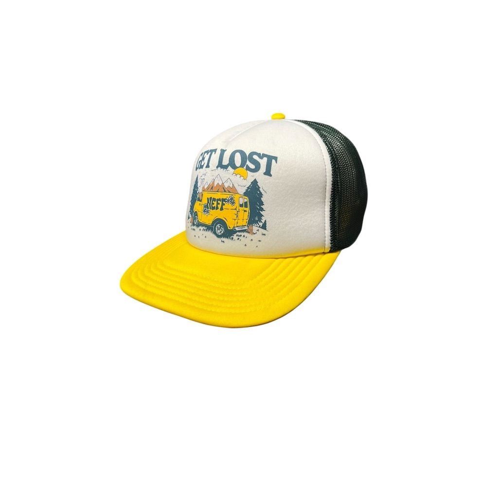 NEFF Neff "Get Lost" Multicolor Snapback Trucker Hat Adjustable Size ONE SIZE - 3 Thumbnail