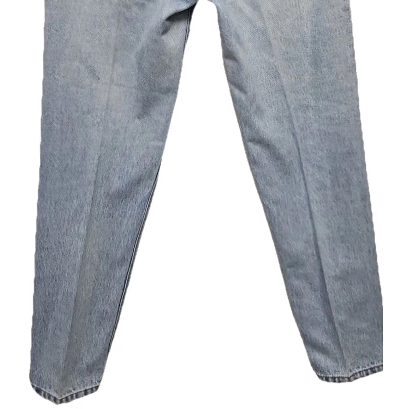 Bugle Boy VINTAGE Bugle Boy High Rise Tapered Jeans Women 10 Blue Denim 80s 90s Slim Cotton Zip Button Size 32" / US 10 / IT 46 - 7 Thumbnail