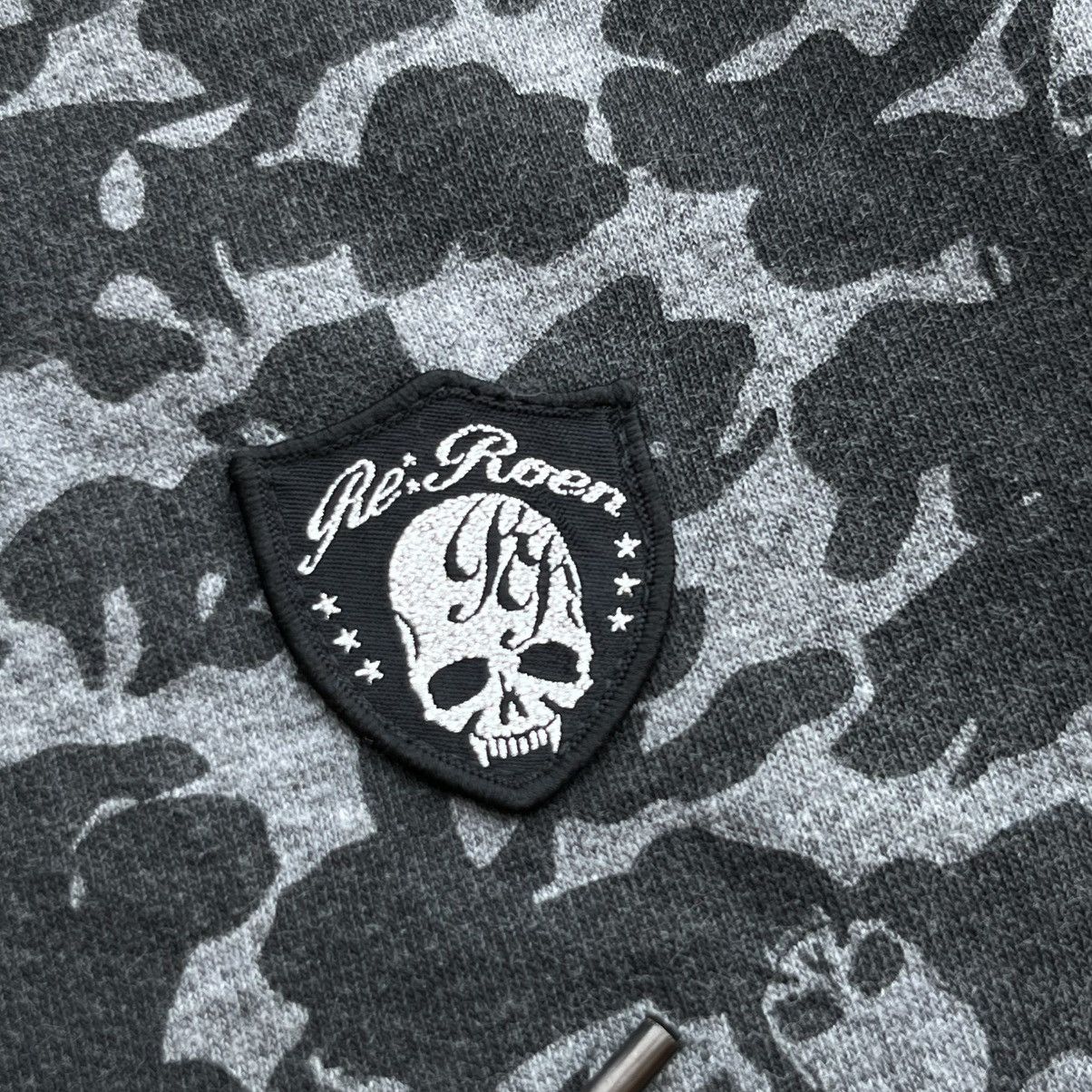 Roen RE:ROEN JAPANESE BRAND SKULL HEAD CAMO ZIPHOODIE Y2K VINTAGE Size US XL / EU 56 / 4 - 4 Thumbnail