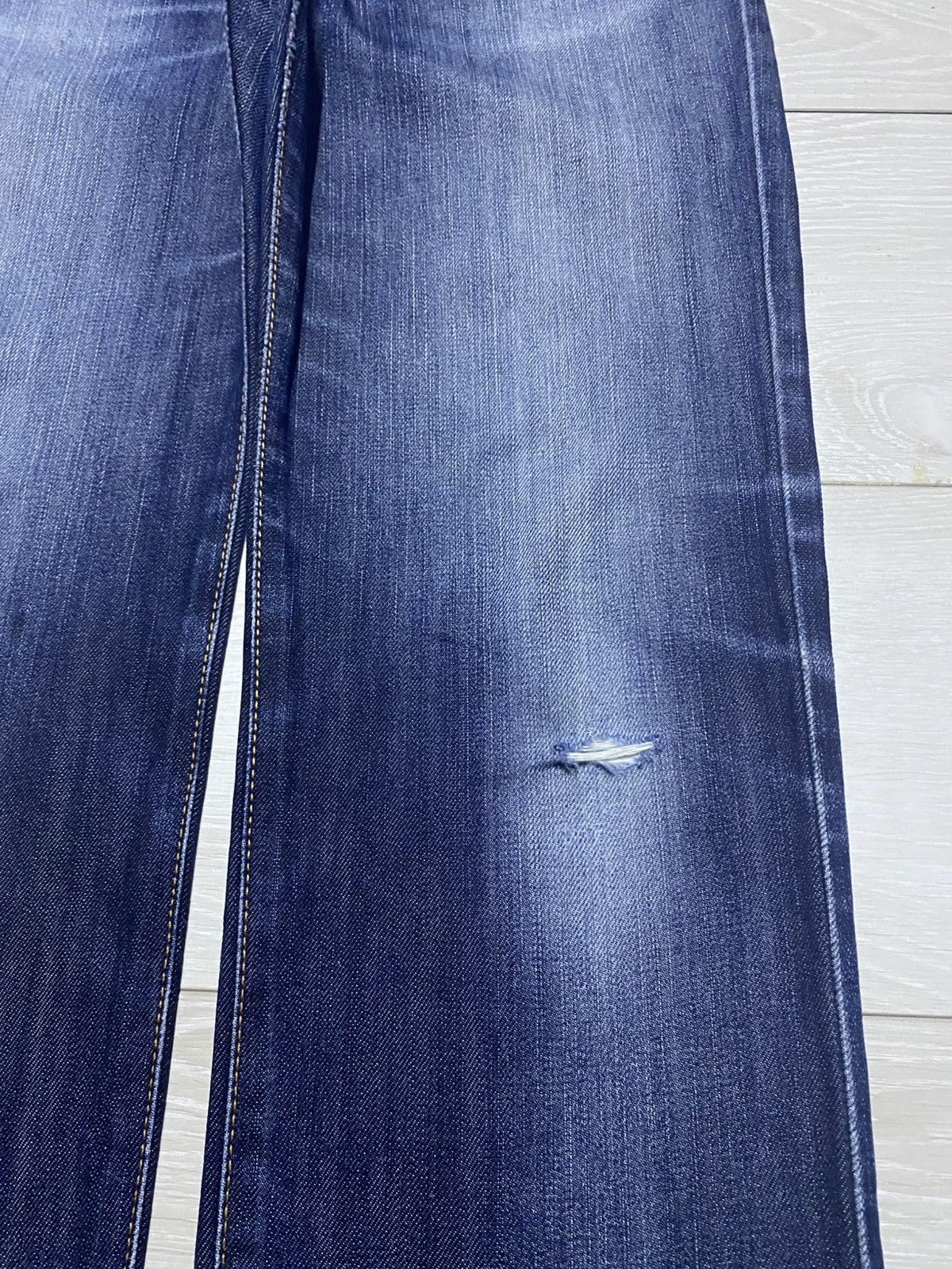 Edwin Vintage Edwin 403 Faded Wash Distressed Jeans Size US 32 / EU 48 - 8 Thumbnail