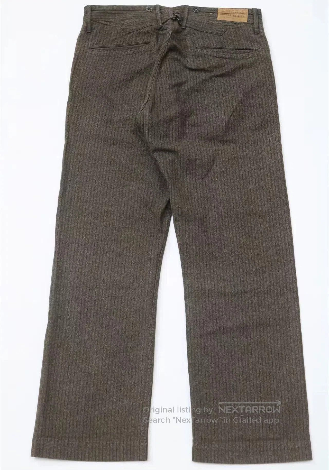 RRL Ralph Lauren RRL Striped Overalls Straight Cargo Pants. Size US 32 / EU 48 - 3 Thumbnail