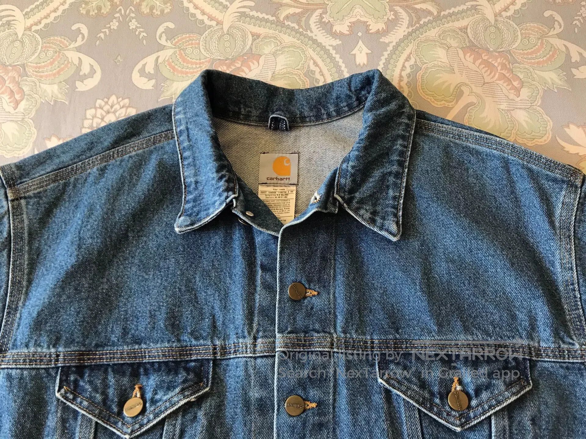 Carhartt Carhartt J12 DST Denim Jacket. Size US XL / EU 56 / 4 - 4 Thumbnail
