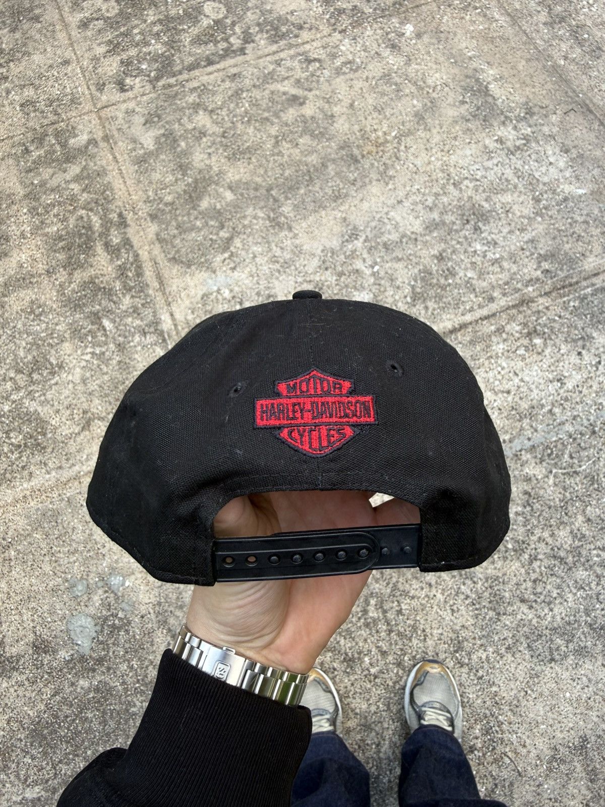 Harley Davidson Harley Davidson Unstructured Snapback Size ONE SIZE - 4 Thumbnail