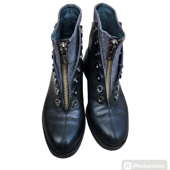 UNITED NUDE United Nude Mickey Combat black boots size 37 EU Size US 7 / IT 37 - 1 Thumbnail
