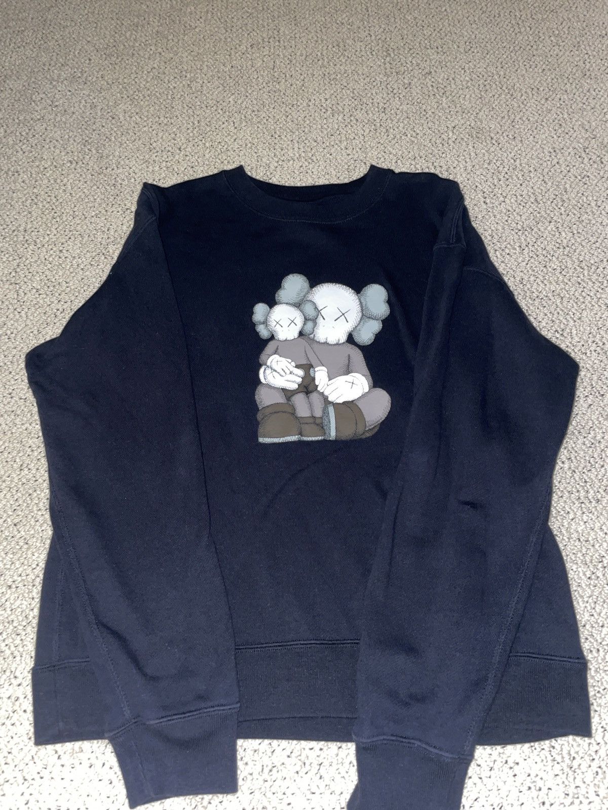 Kaws Kaws Black Long Sleeve Tee Size US S / EU 44-46 / 1 - 1 Thumbnail
