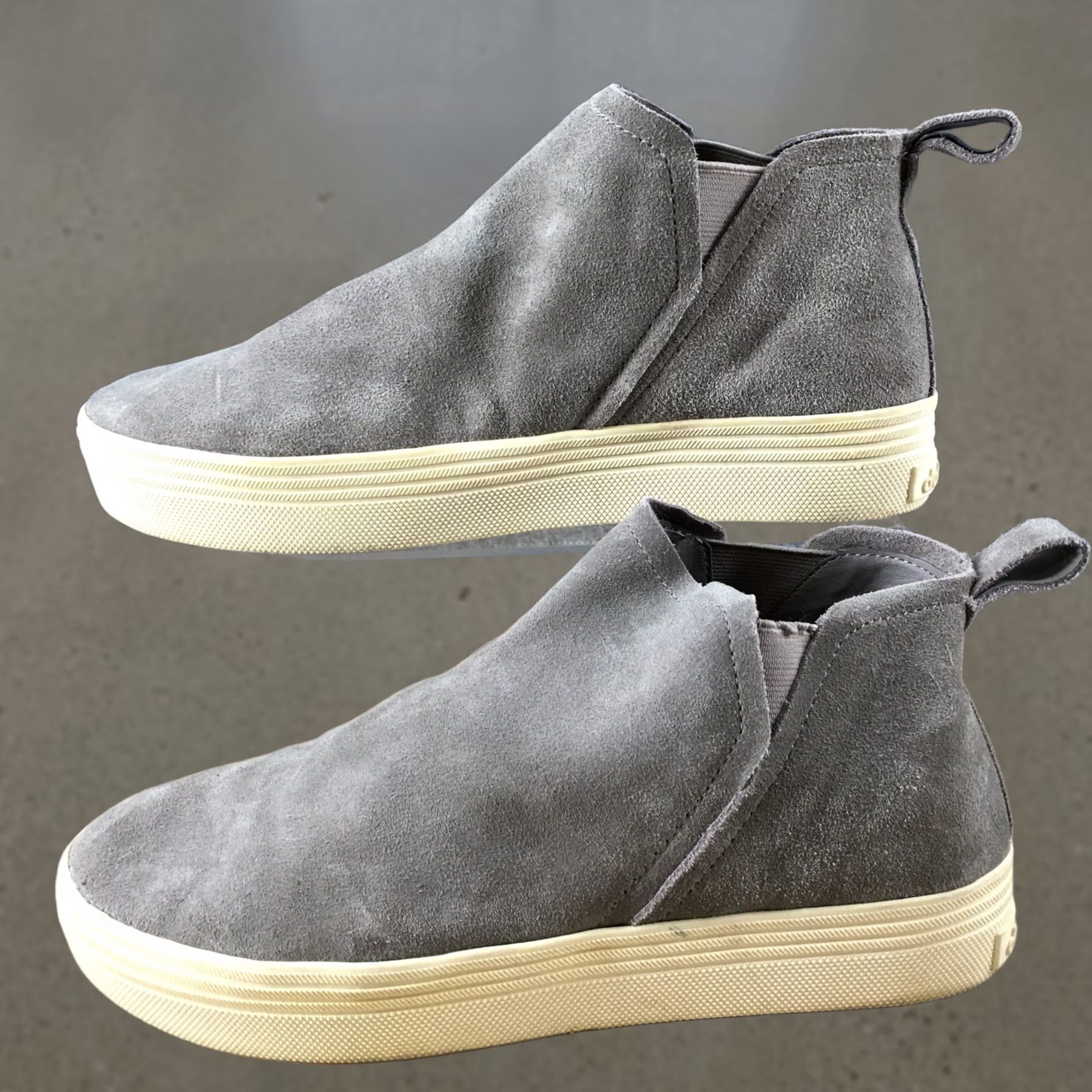 Dolce Vita Dolce Vita Boots Womens 8 M Tasha Ankle Booties Gray Leather Pull On Size US 8 / IT 38 - 1 Thumbnail