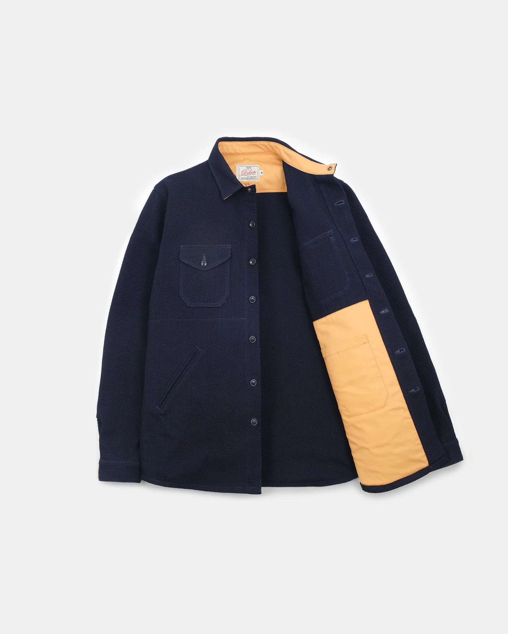 Dehen 1920 Dehen Crissman Overshirt - Indigo Sashiko Size US XL / EU 56 / 4 - 2 Thumbnail
