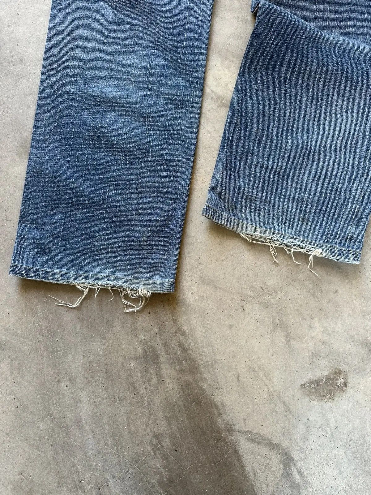 Vintage SEND OFFERS 🍁S-002 UNIQLO Japan Distressed Denim Rusty Pants Size US 33 - 16 Thumbnail