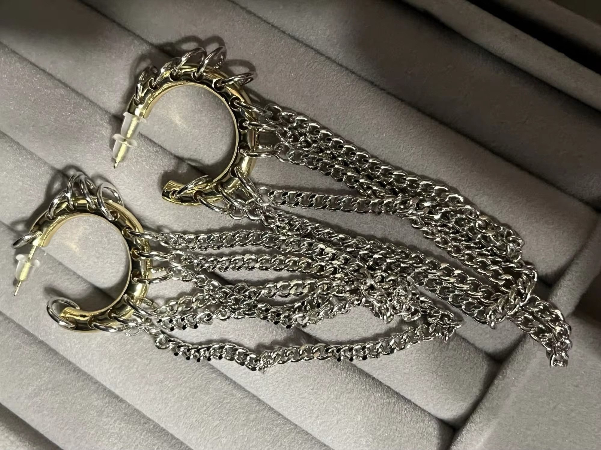 Jewelry Exaggerated Long Tassel Earrings Size ONE SIZE - 6 Thumbnail