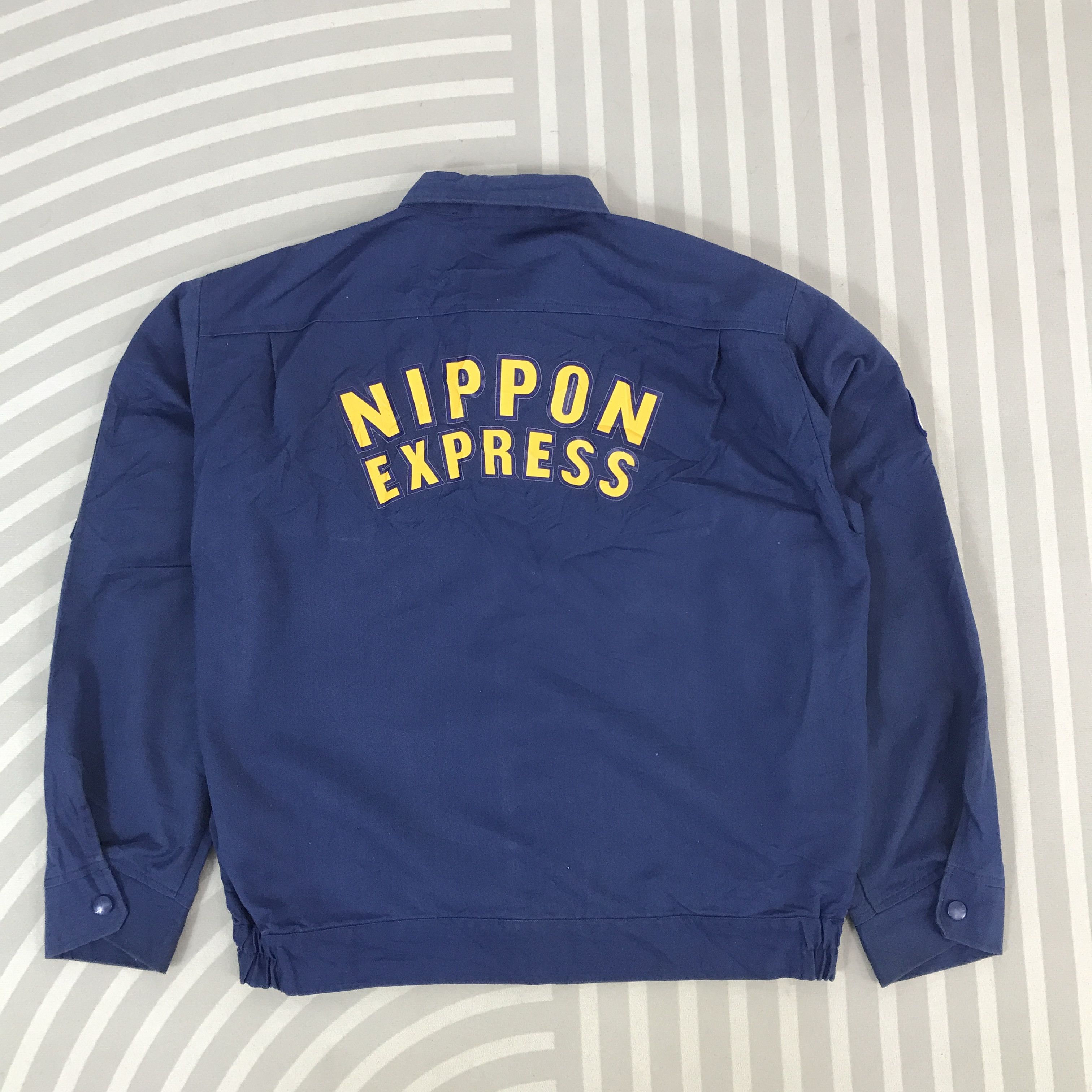 Japanese Brand × Vintage Vintage Nippon Express Uniforms Og Japan Jacket Size US L / EU 52-54 / 3 - 1 Thumbnail