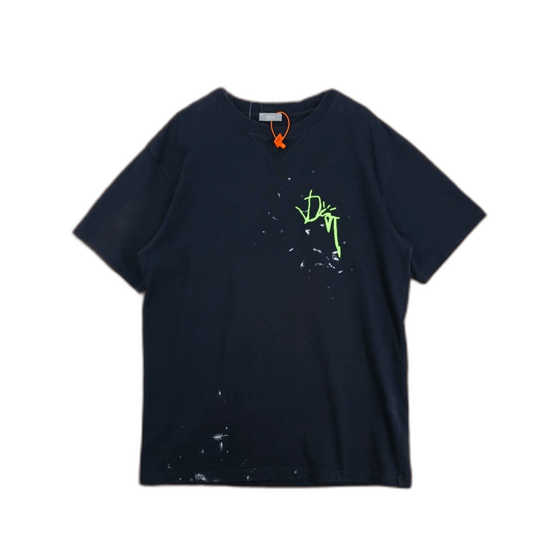 Dior DIOR Ink Splash Short Sleeve T-Shirt Size US L / EU 52-54 / 3 - 1 Thumbnail