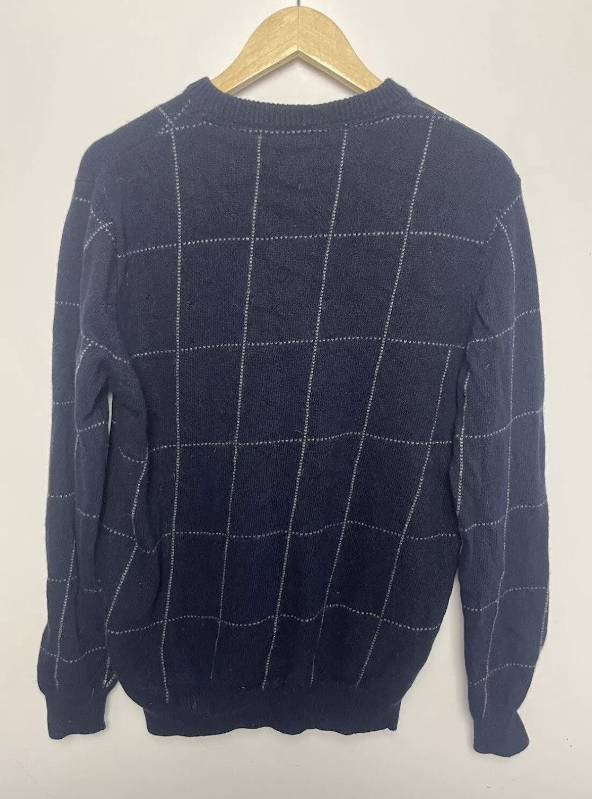 Barbour Barbour Navy Wool Single Patch Jumper Size US L / EU 52-54 / 3 - 2 Thumbnail