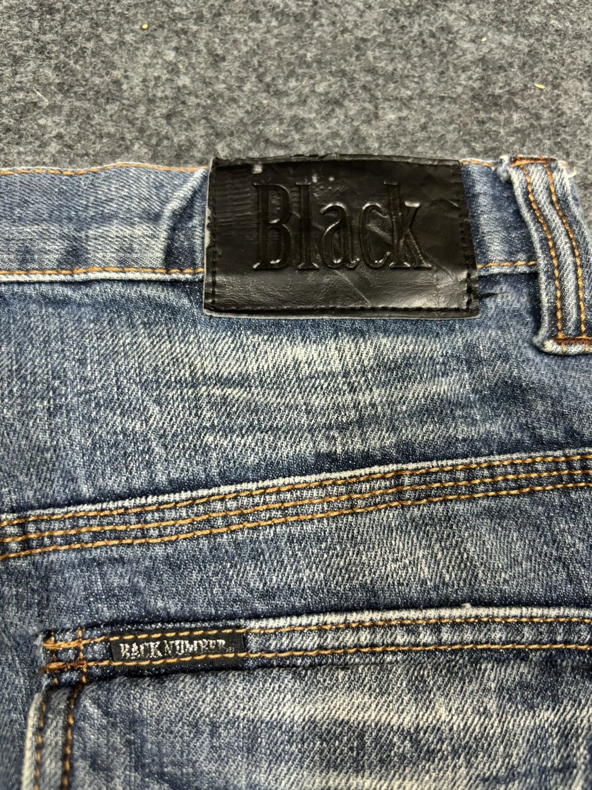 Japanese Brand 💥Sick 90s💥Rare Back Number 7 Pocket Double Knee Denim F932 Size US 30 / EU 46 - 6 Thumbnail