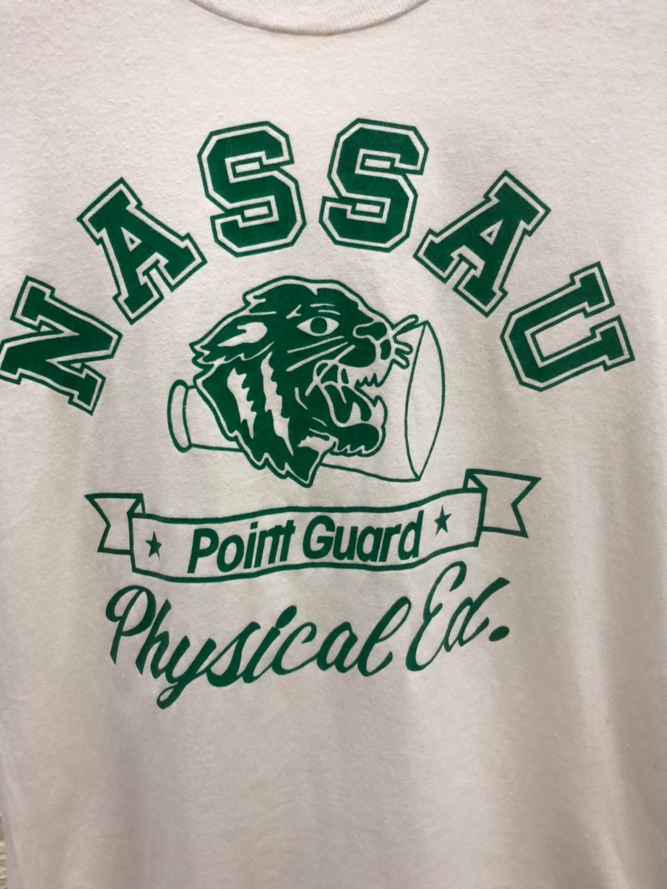 Vintage vintage 80s Nassau Big Logo shirt made in usa university Size US M / EU 48-50 / 2 - 4 Thumbnail