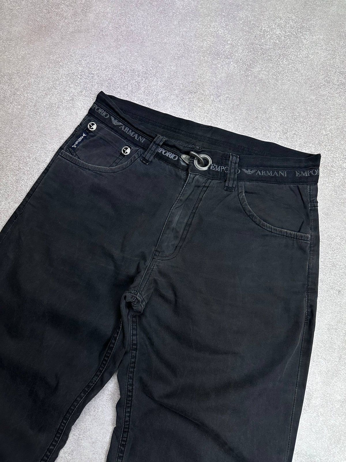 Armani Vintage Armani Avantgarde Baggy Jeans Alyx Style 30 Size US 30 / EU 46 - 2 Thumbnail