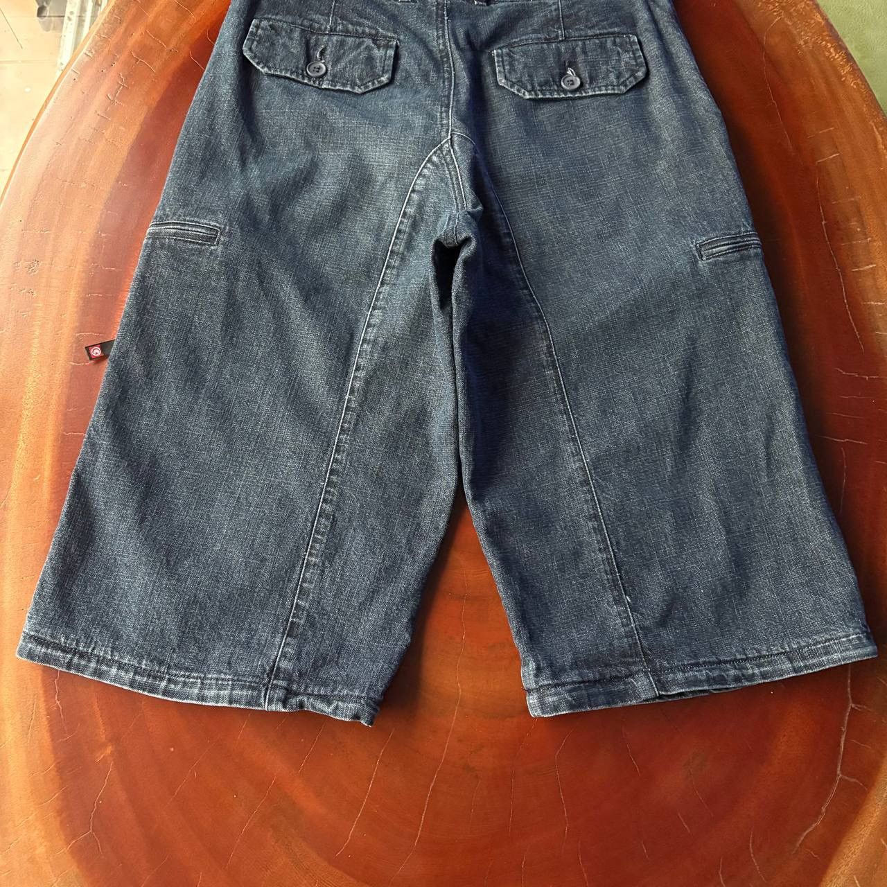 A.P.C. APC Jorts Multi Pocket Cargo Dark Blue Jeans Pants Size US 30 / EU 46 - 6 Thumbnail