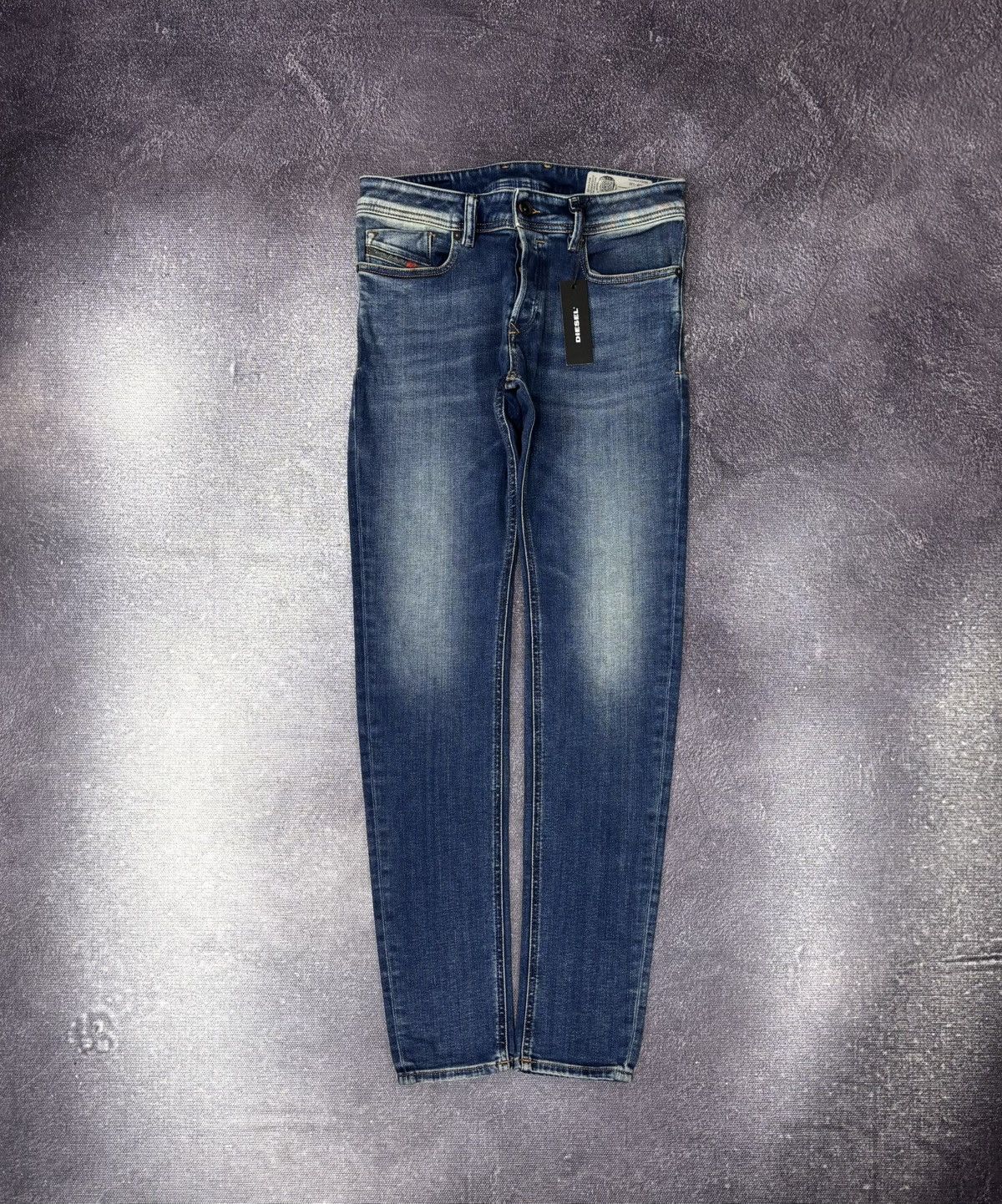 Diesel Diesel Sleenker NWT Men’s Slim Skinny Blue Stretch Jeans Size US 29 - 1 Thumbnail