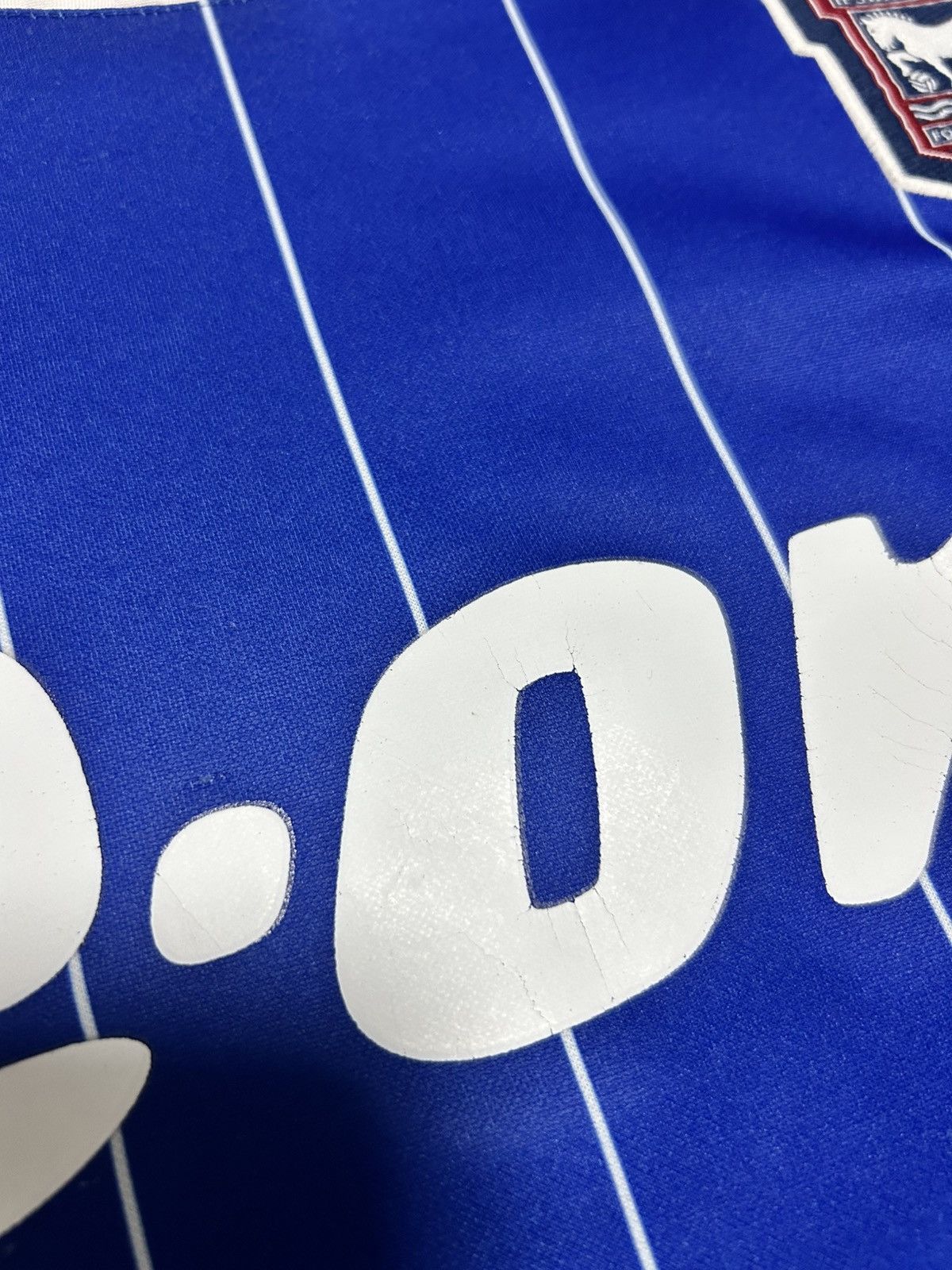 Vintage Vintage Mitre Ipswich Town 2007/08 Home shirt #14 LEE s Size US S / EU 44-46 / 1 - 5 Thumbnail