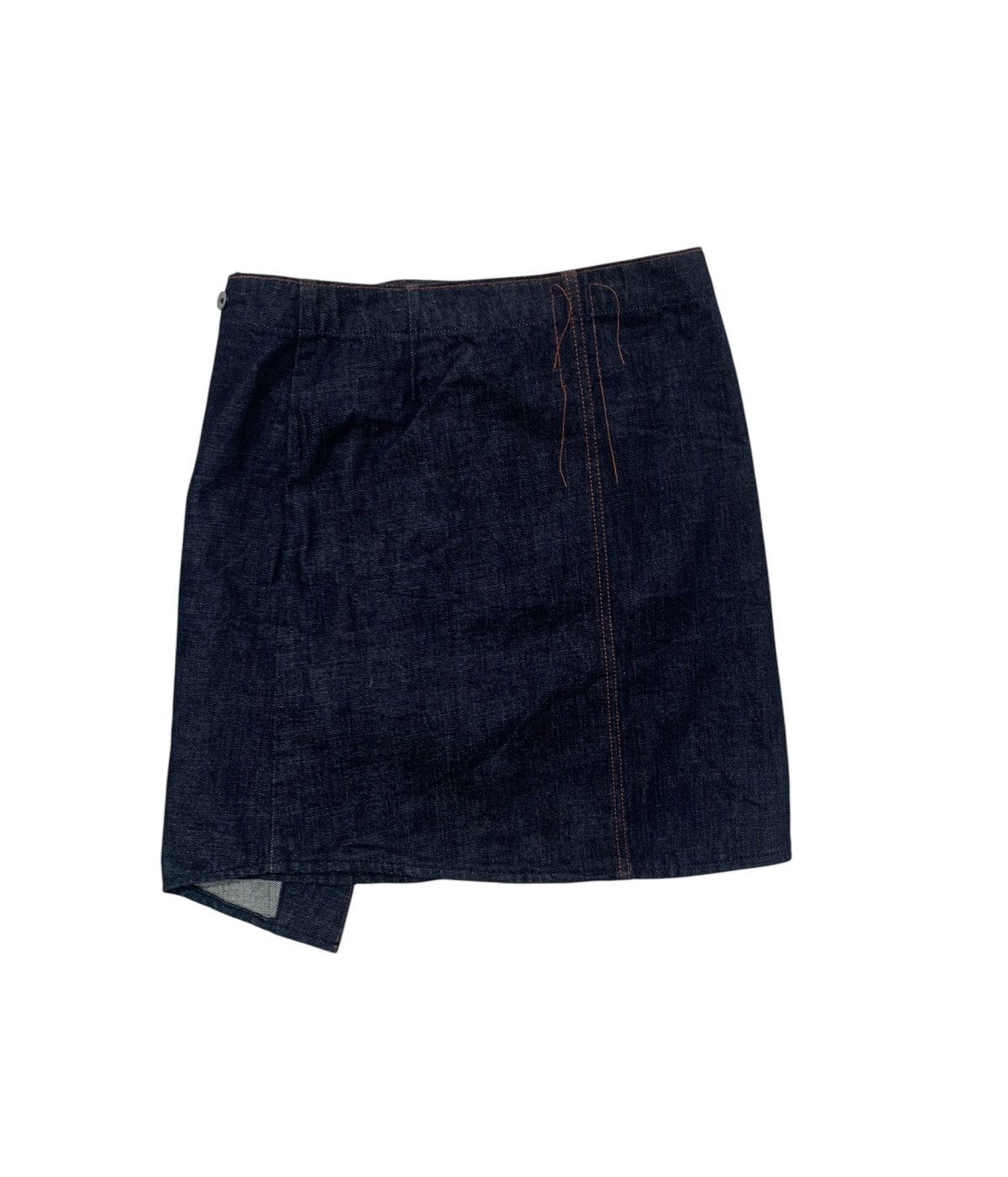 Japanese Brand × KATO Kato denim mini skirt Size 29" - 2 Thumbnail