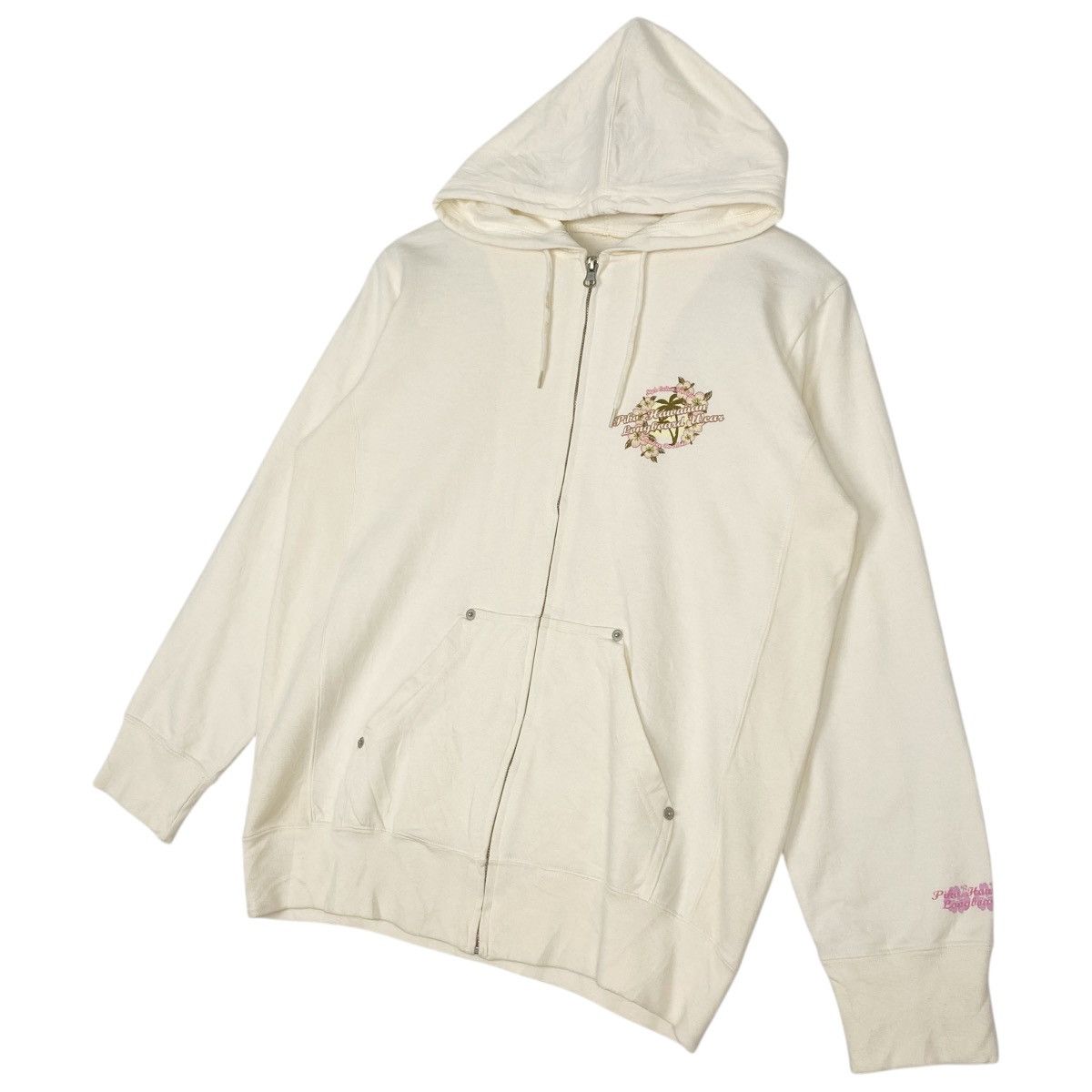 Other Vintage Piko Hawaiian Printed Hoodie White Pullover Size L Size US L / EU 52-54 / 3 - 2 Thumbnail