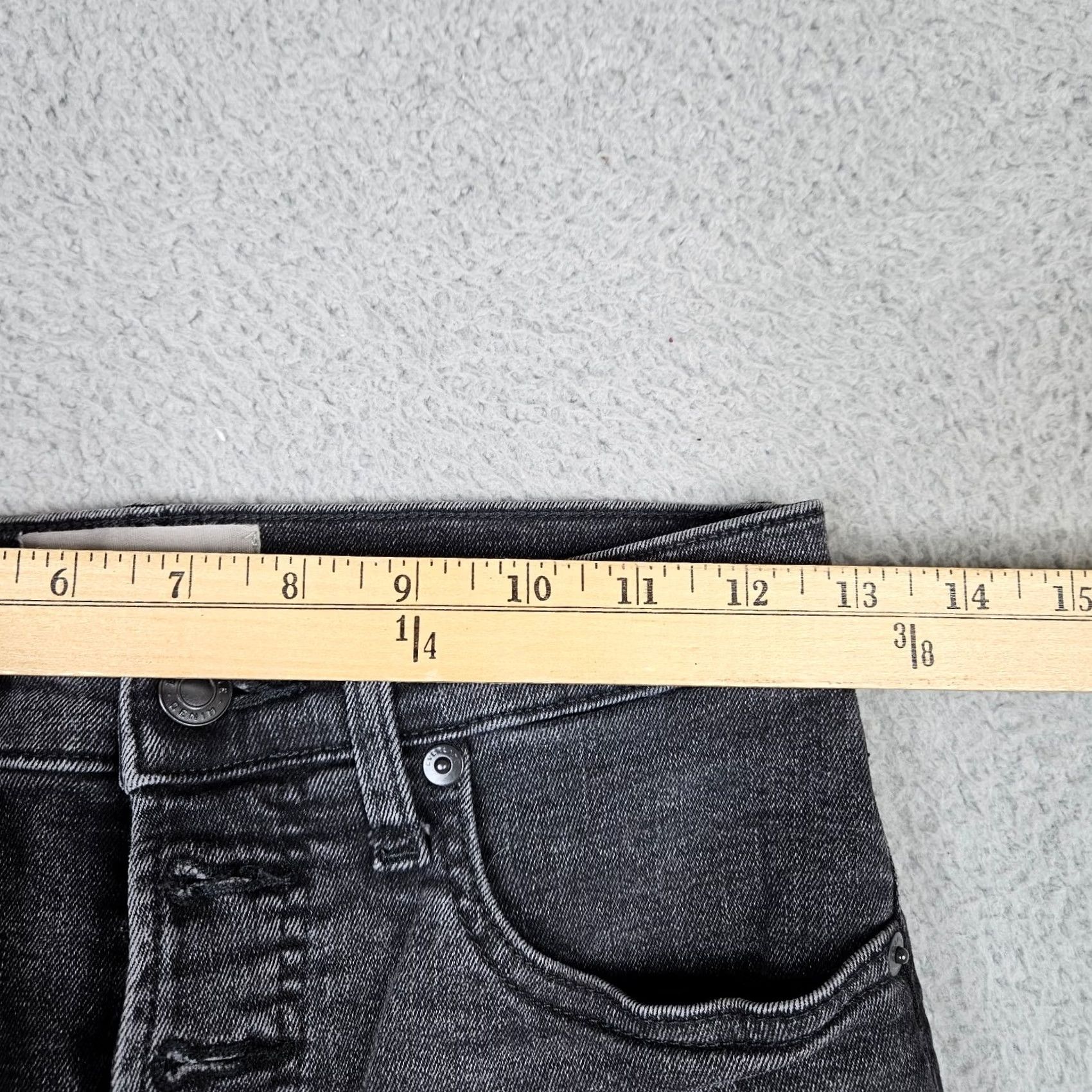 Everlane Everlane Jeans Regular Fit Denim Gray Dark Wash Mid Rise 28 Womens Size 28" / US 6 / IT 42 - 6 Thumbnail