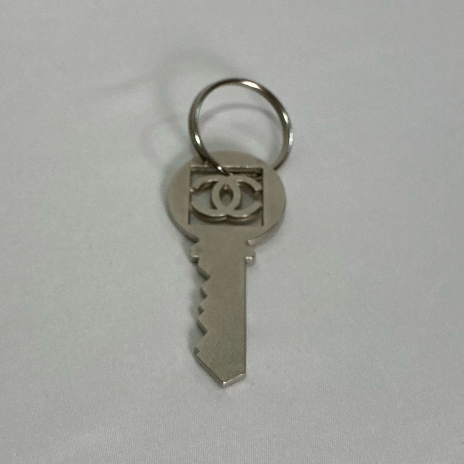 Chanel Rare Authentic Chanel Key Silver Keychain with Box Size ONE SIZE - 3 Thumbnail