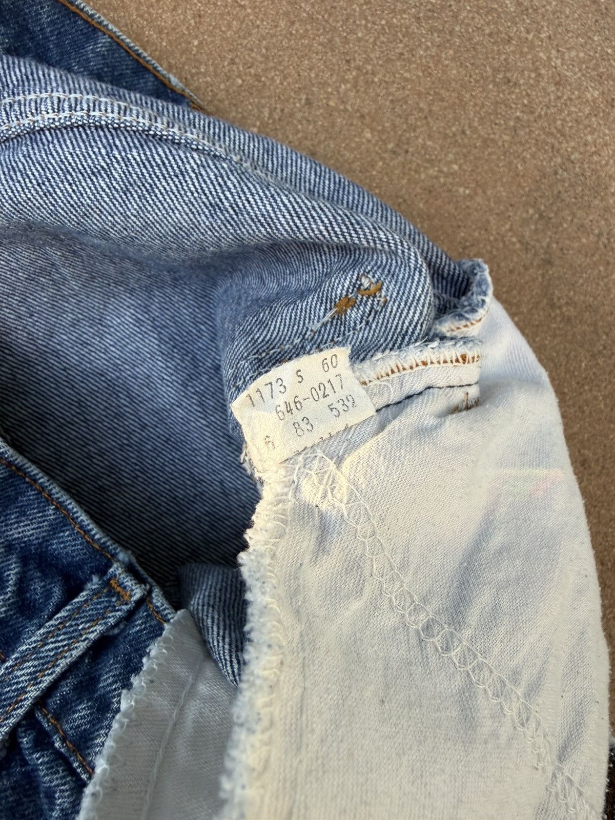 Levi's Vtg 80’s Levi’s 646 Orange Tab Bellbottom Flare Jeans 32x28 Size US 32 / EU 48 - 6 Thumbnail