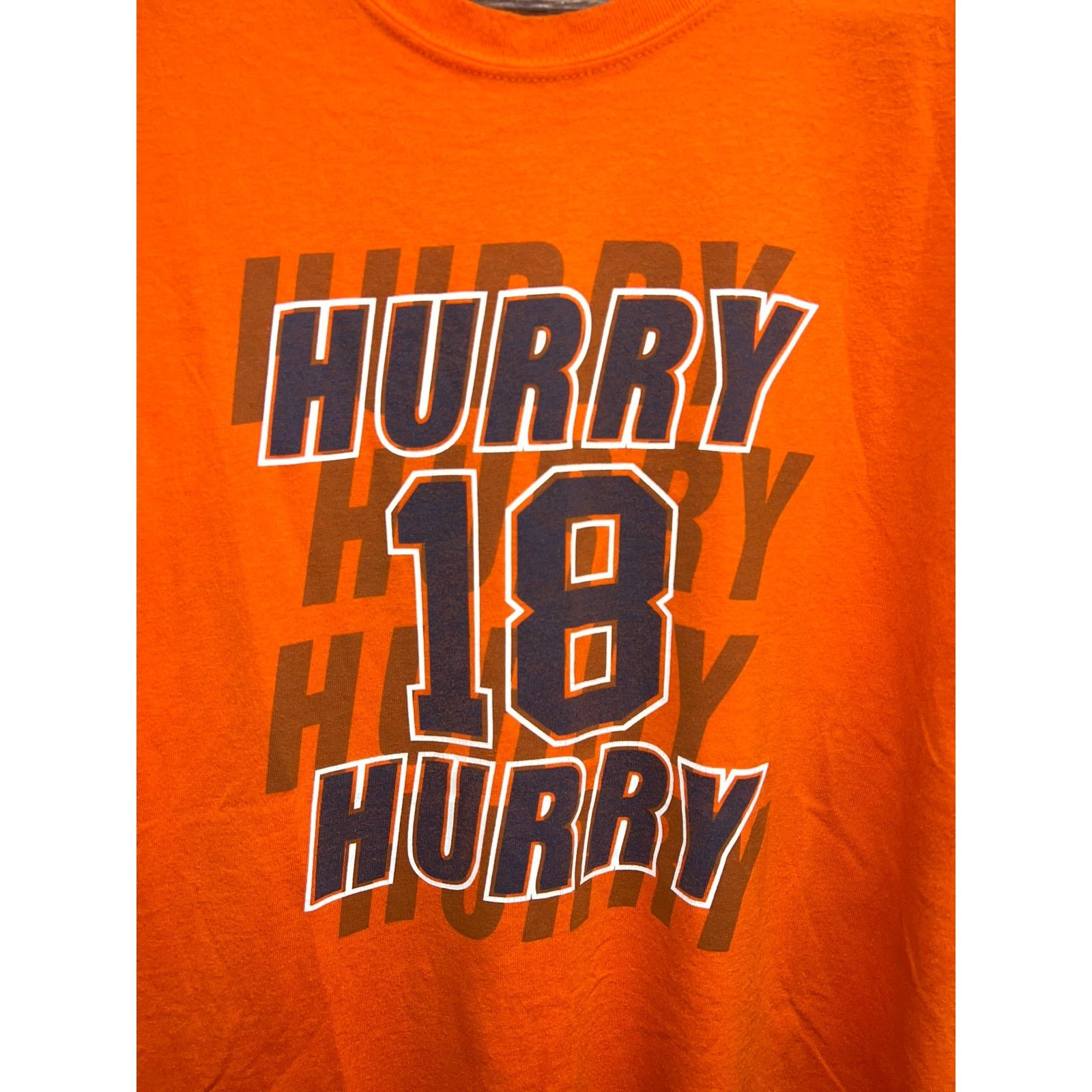 Gildan Denver Broncos Peyton Manning Hurry #18 Orange Shirt X-Large Size US XL / EU 56 / 4 - 2 Thumbnail