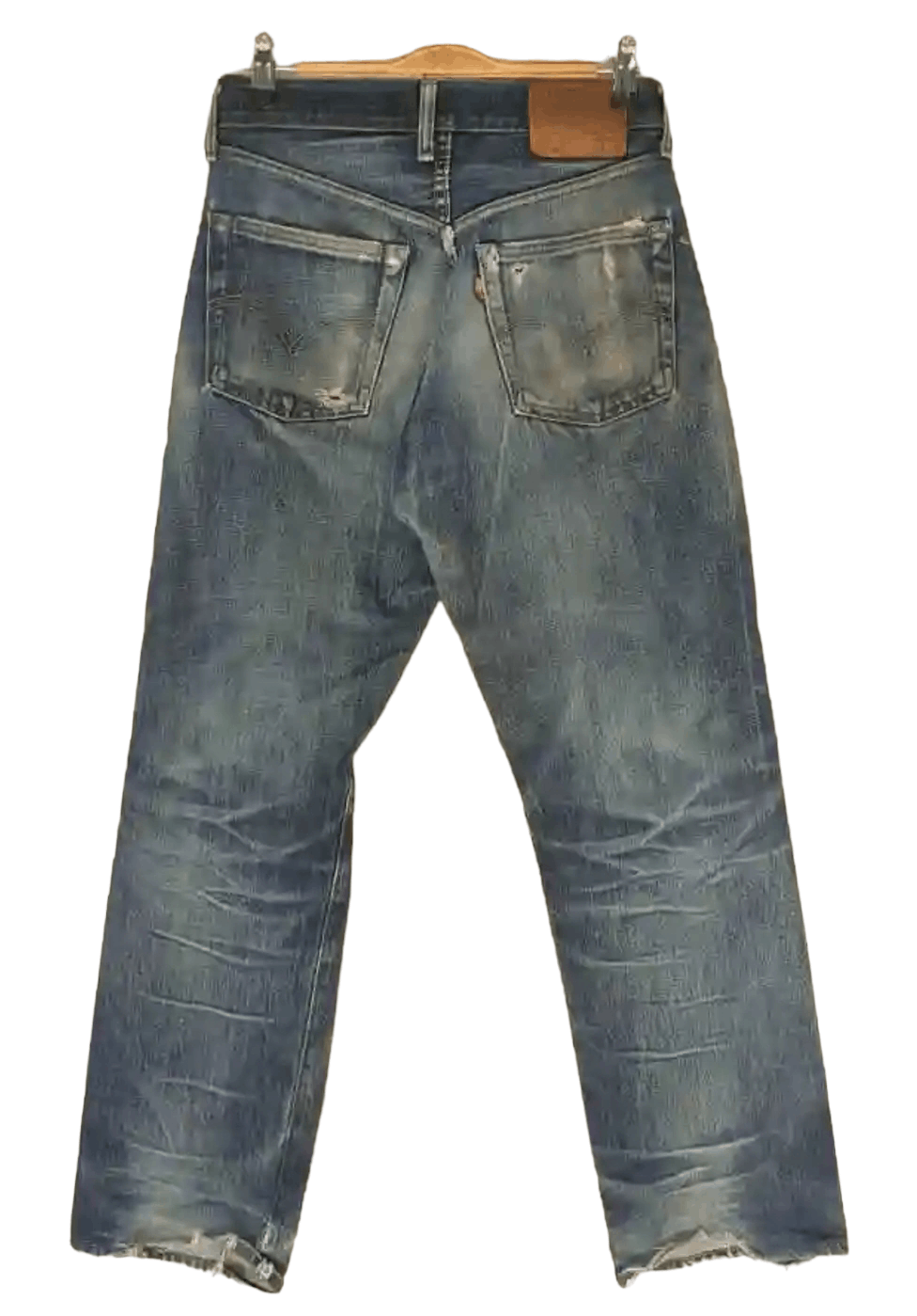 Levi's Big E Vtg Levis 504z Selvedge Distressed Denim Size US 28 / EU 44 - 2 Thumbnail