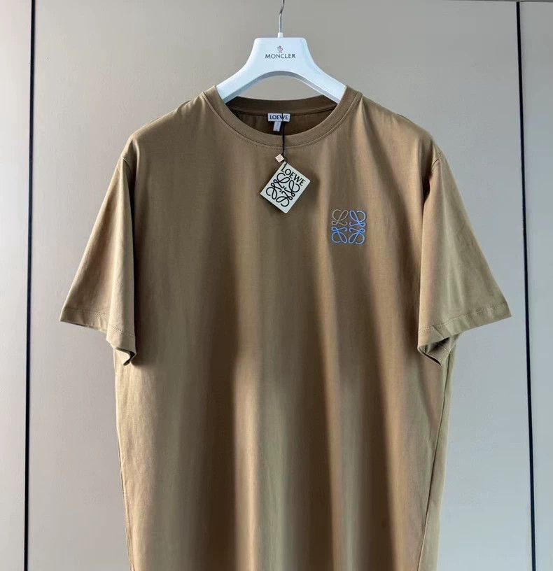 Loewe LOEWE Double color logo embroidery round neck short sleeve Size L / US 10 / IT 46 - 3 Thumbnail