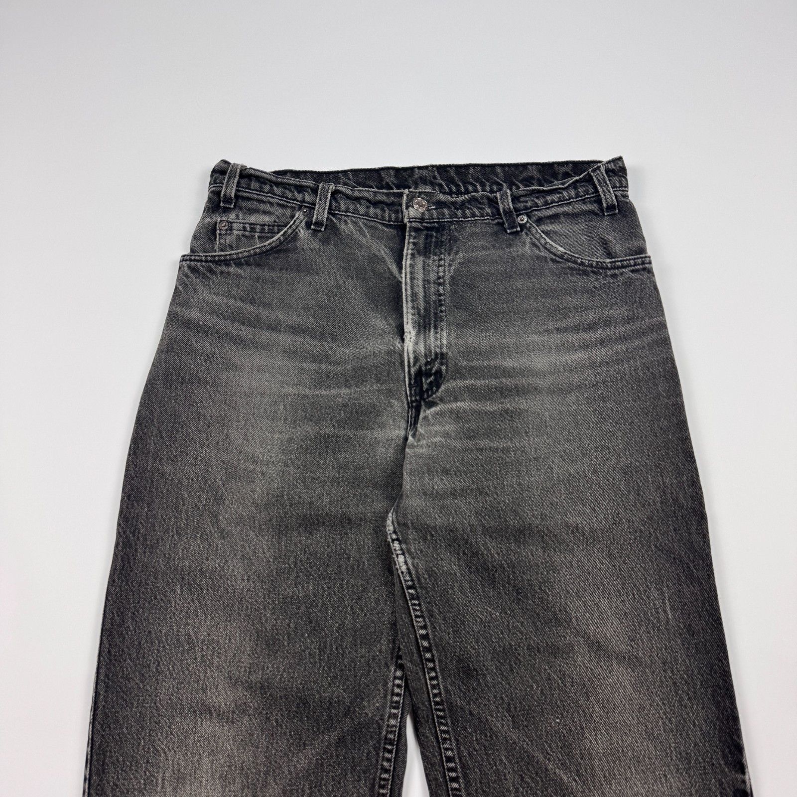 Levi's Vtg Levi's 550 Orange Tab USA Faded Black Jeans 36 Size US 36 / EU 52 - 20 Thumbnail