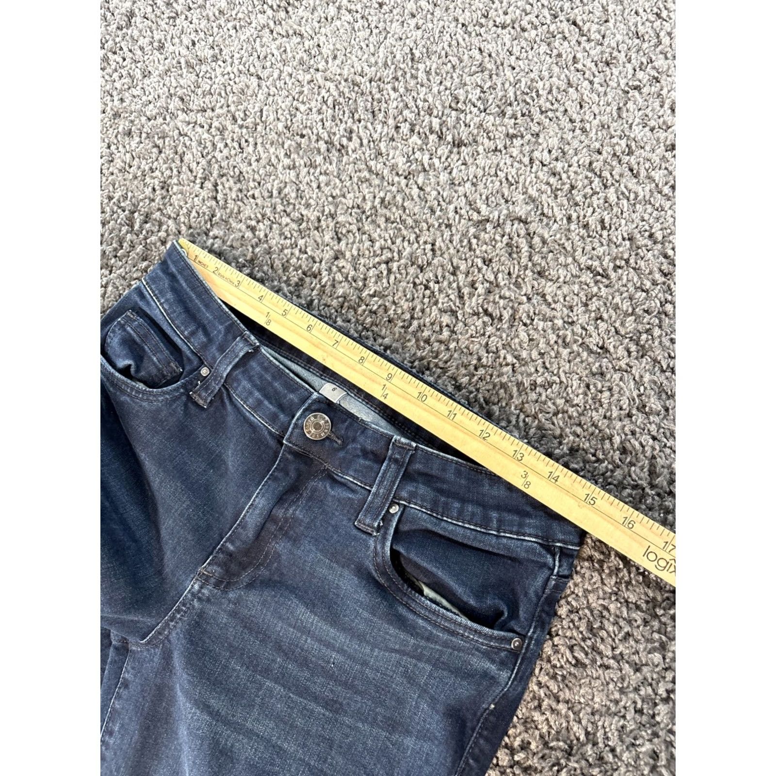Vintage Kut from the Kloth Jeans Bootscut Dark Wash 30x30 6 Mid Rise Blue Denim Cotton Blend Women Regular Inseam 30" 5-Pocket - Vintage No Size 28" / US 6 / IT 42 - 4 Thumbnail