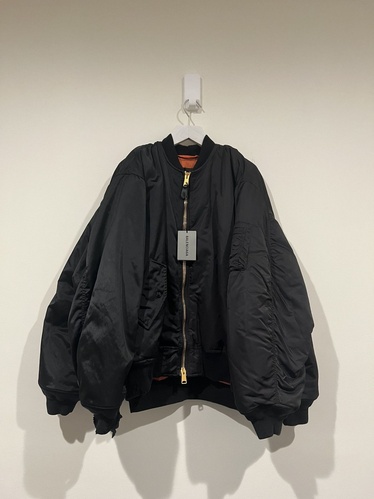 Balenciaga SU24 Double Sleeve Bomber Jacket Size US M / EU 48-50 / 2 - 1 Thumbnail
