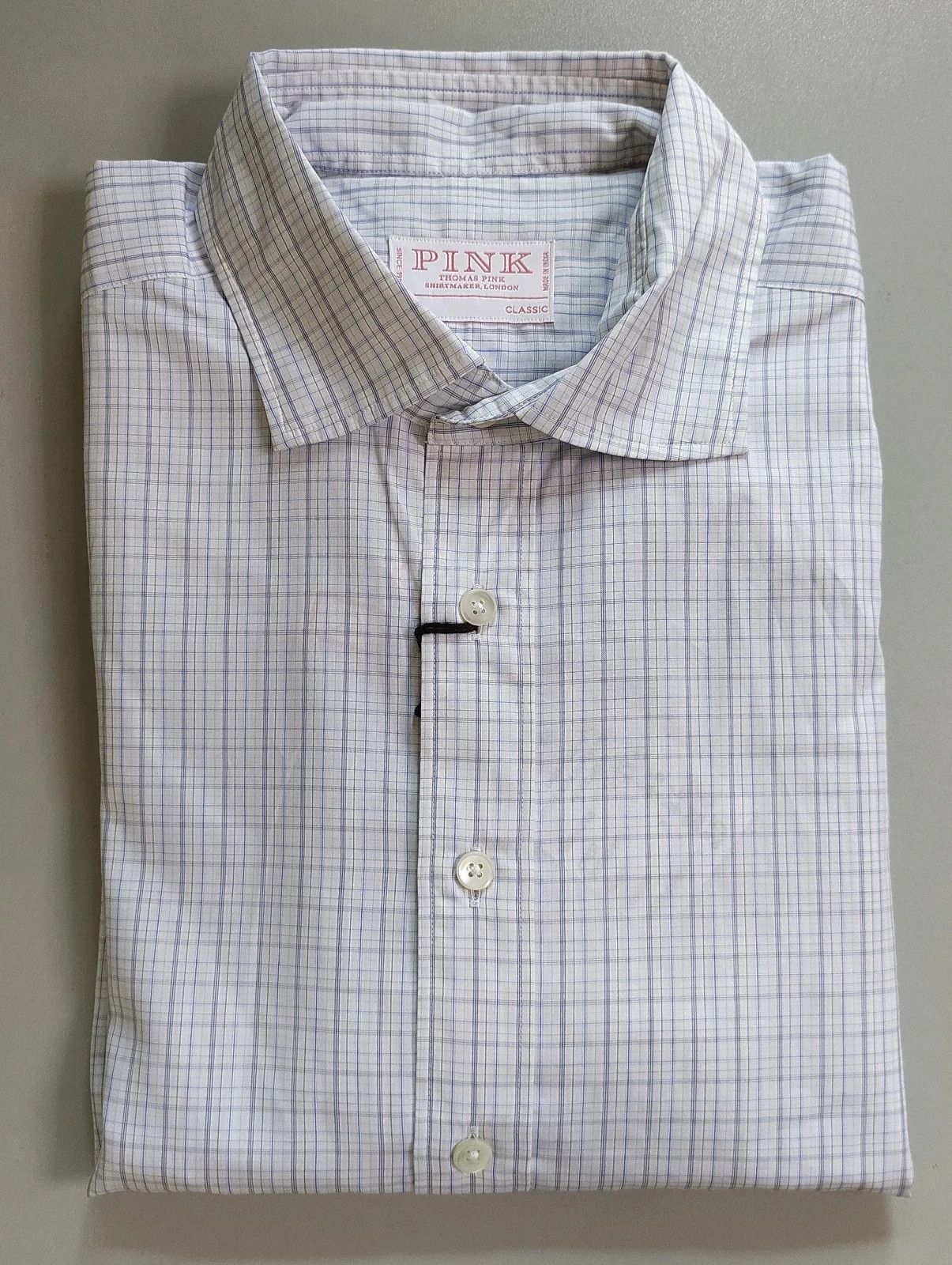 Thomas Pink Thomas Pink Classic Fit Formal Check Shirt T 0040 Size US M / EU 48-50 / 2 - 1 Thumbnail