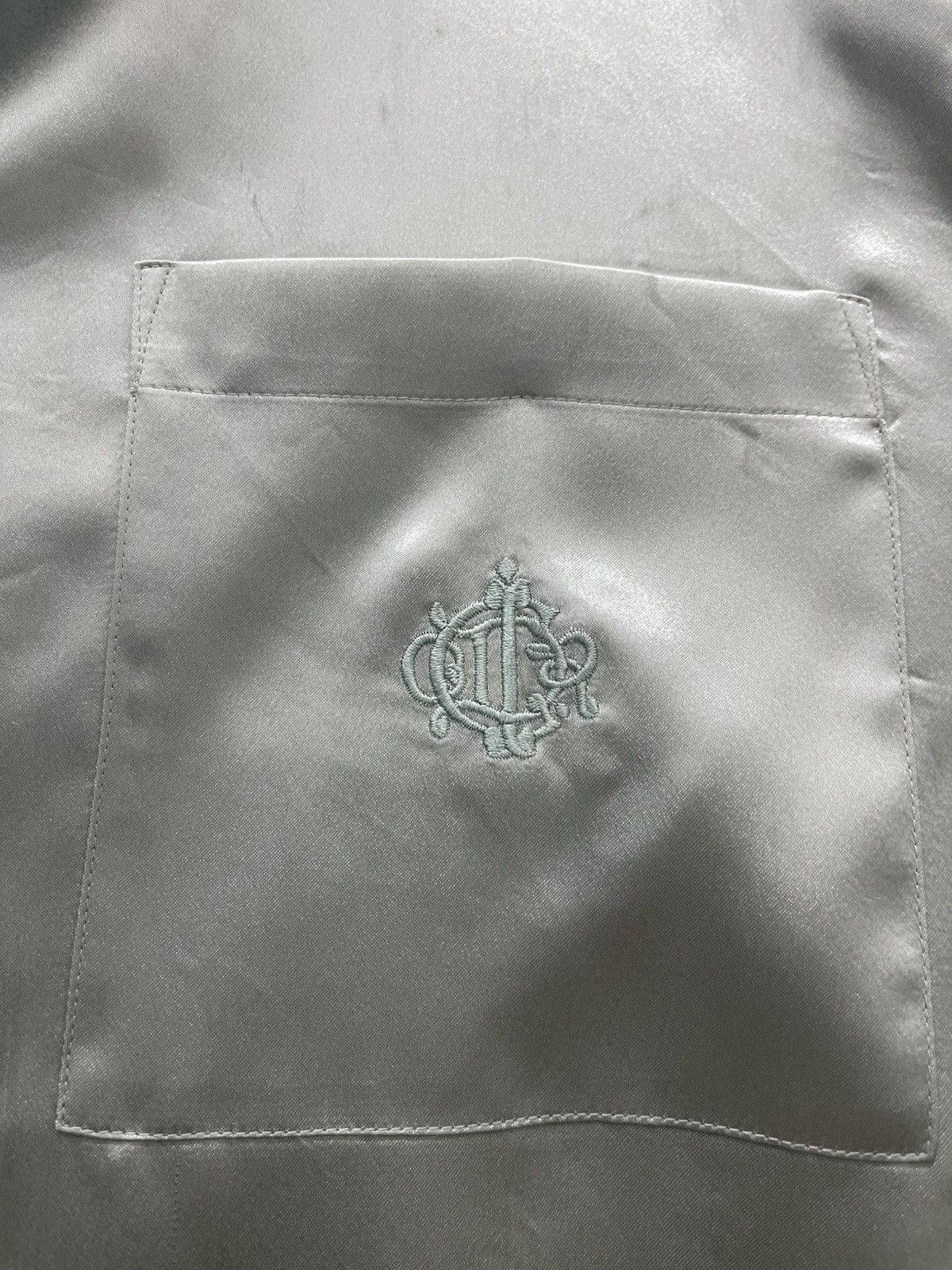 Christian Dior Monsieur Rare Vintage CHRISTIAN DIOR Satin Silk Size M / US 6-8 / IT 42-44 - 3 Thumbnail