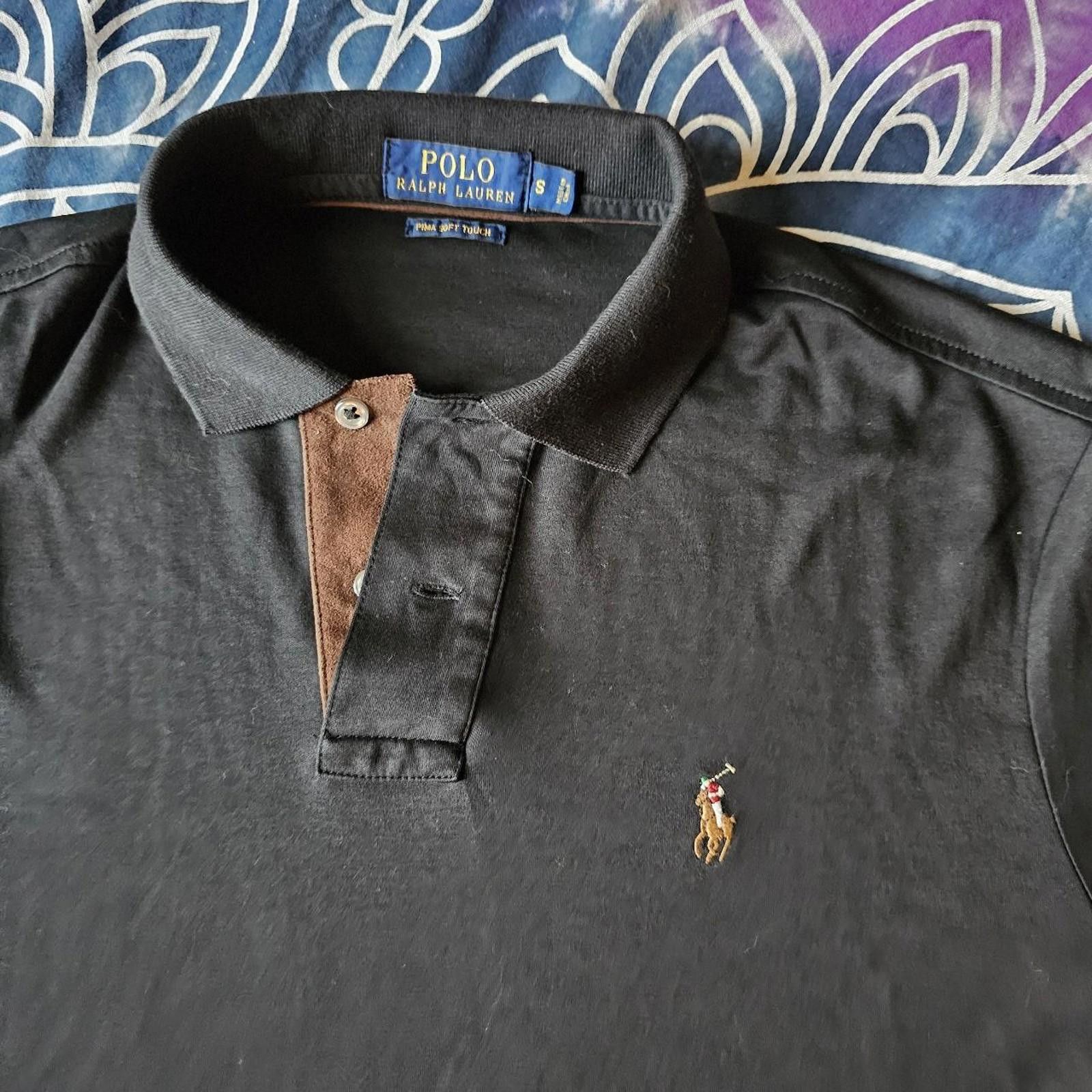 Polo Ralph Lauren Polo Ralph Lauren Men's Black Polo-shirt Size US S / EU 44-46 / 1 - 2 Thumbnail