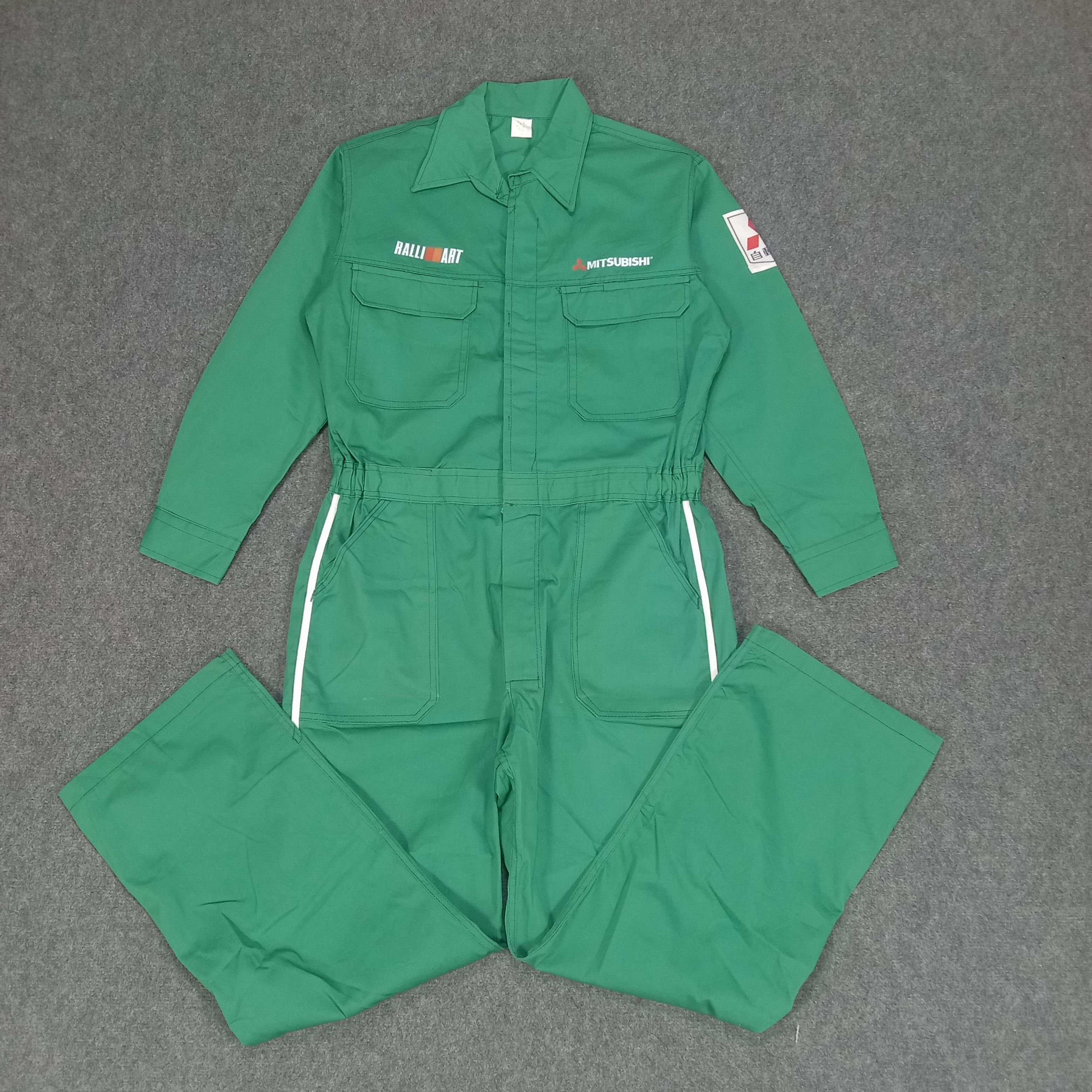 Japanese Brand × Vintage Mitsubishi Motor Ralli Art Japanese Coverall Jacket Size US M / EU 48-50 / 2 - 4 Thumbnail