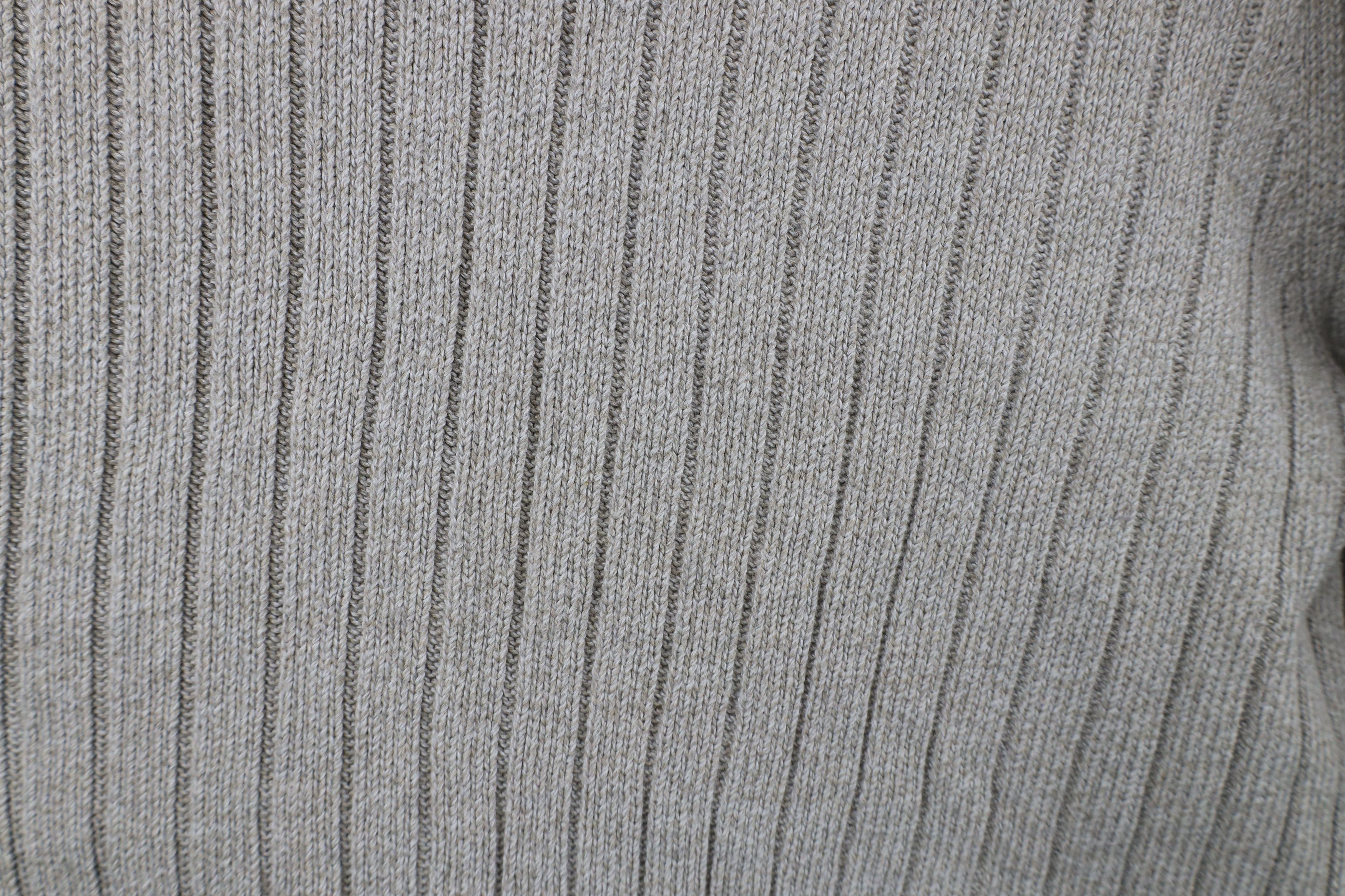 Eddie Bauer × Vintage Vintage Eddie Bauer Heavyweight Ribbed Knit Sweater Beige Size US XL / EU 56 / 4 - 4 Thumbnail