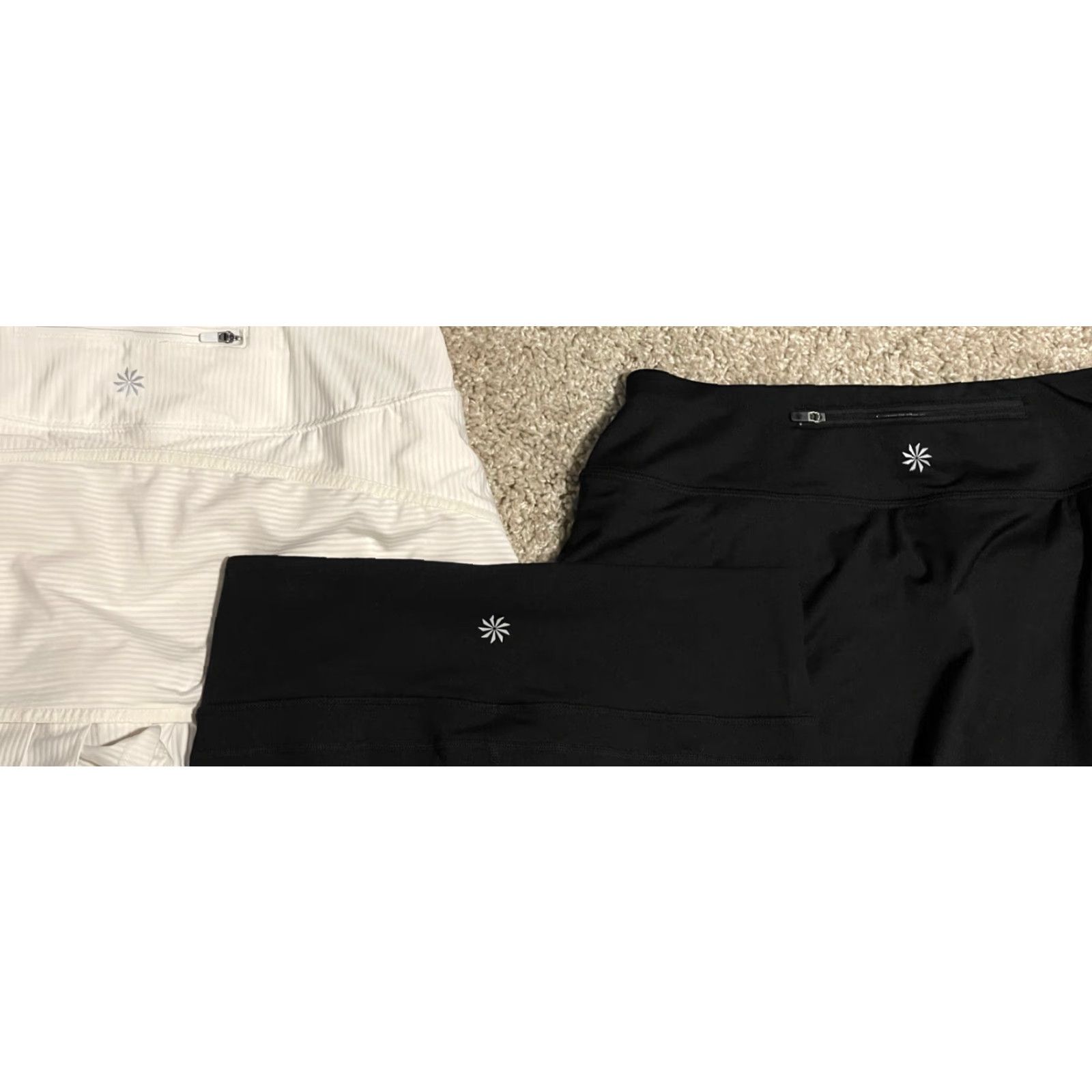 Athleta Athleta Skirt Skort Tennis Skirt M Blk Cream Leggings Black Womens Size 32" / US 10 / IT 46 - 6 Thumbnail