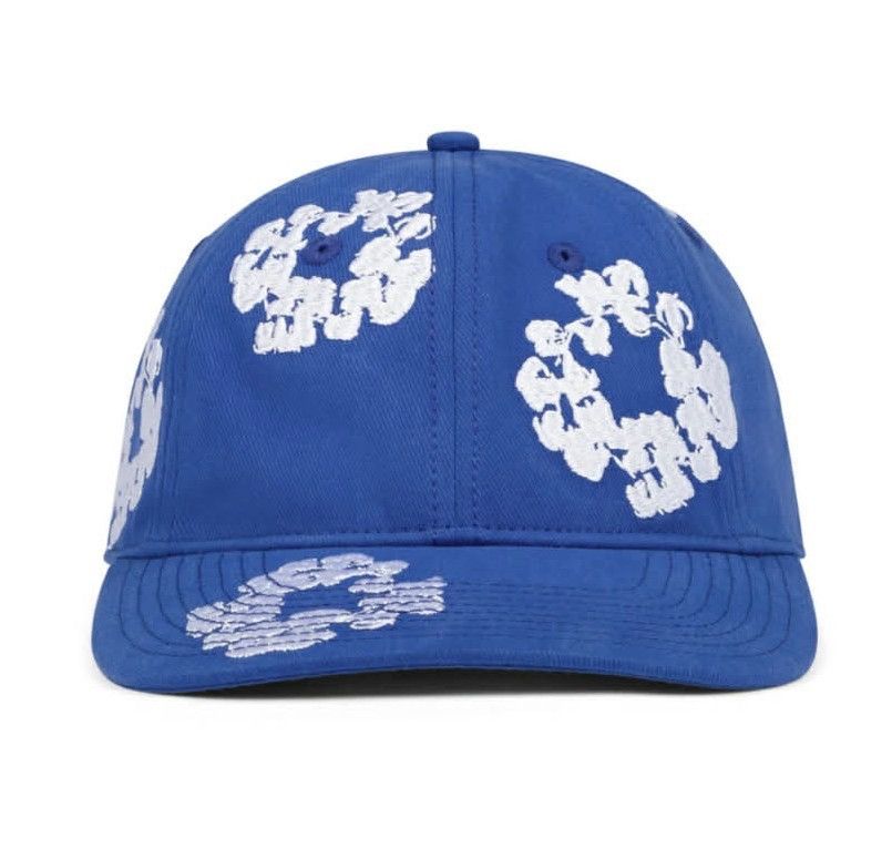 DENIM TEARS Denim Tears The Cotton Wreath Cap Blue Size ONE SIZE - 1 Thumbnail