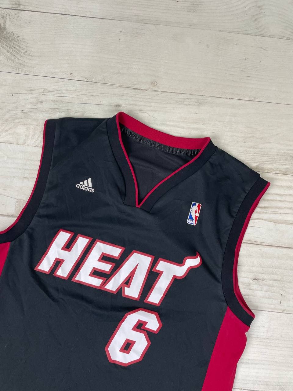 Adidas Adidas Miami Heat LeBron James #6 NBA Basketball Jersey Size US S / EU 44-46 / 1 - 3 Thumbnail
