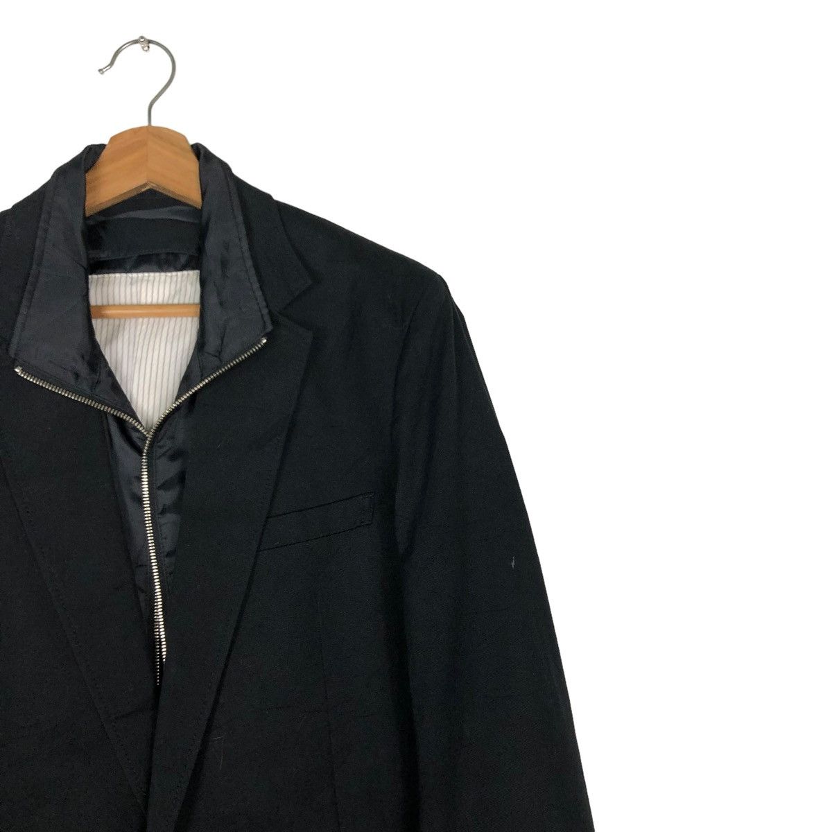 Comme Ca Ism 🔥Rich Black Biker Chore Jacket Comme Ca Ism Issey Miyake Size US L / EU 52-54 / 3 - 4 Thumbnail