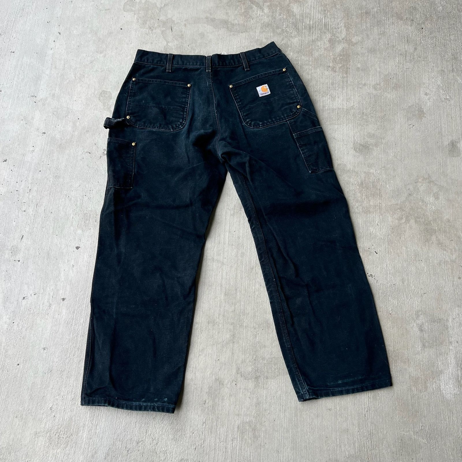 Carhartt × Vintage Carhartt black double knee work wear carpenter pants Size US 32 / EU 48 - 5 Thumbnail