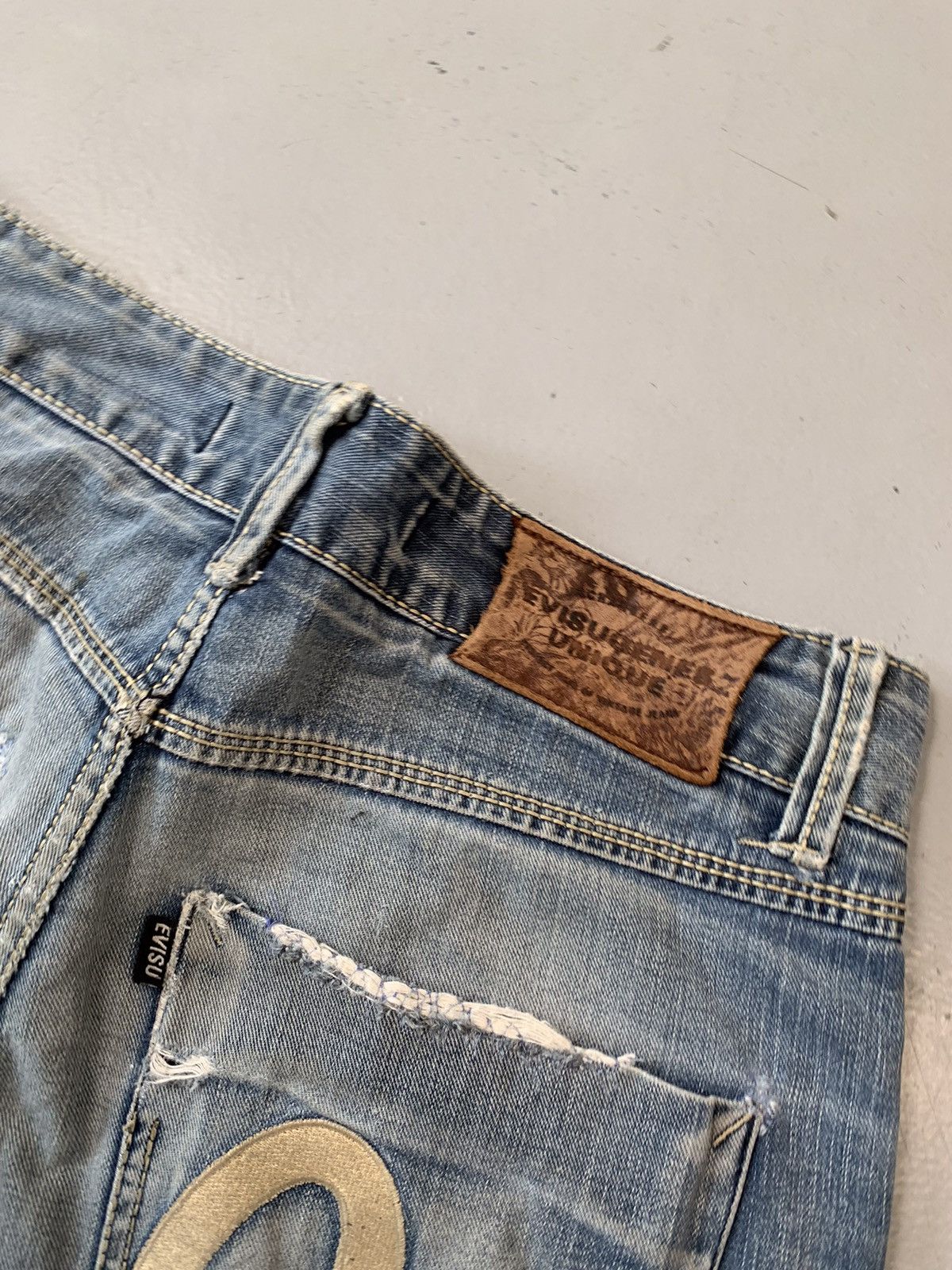 Japanese Brand Vintage Evisu inspired denim Size US 32 / EU 48 - 5 Thumbnail
