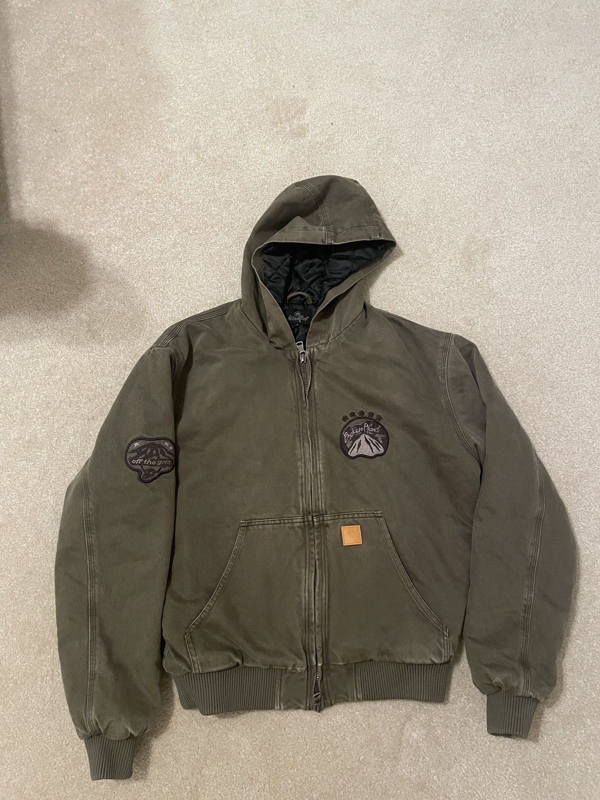 basketcase gallery Broken Planet Washed Brown Denim Workwear Jacket Size US S / EU 44-46 / 1 - 1 Thumbnail