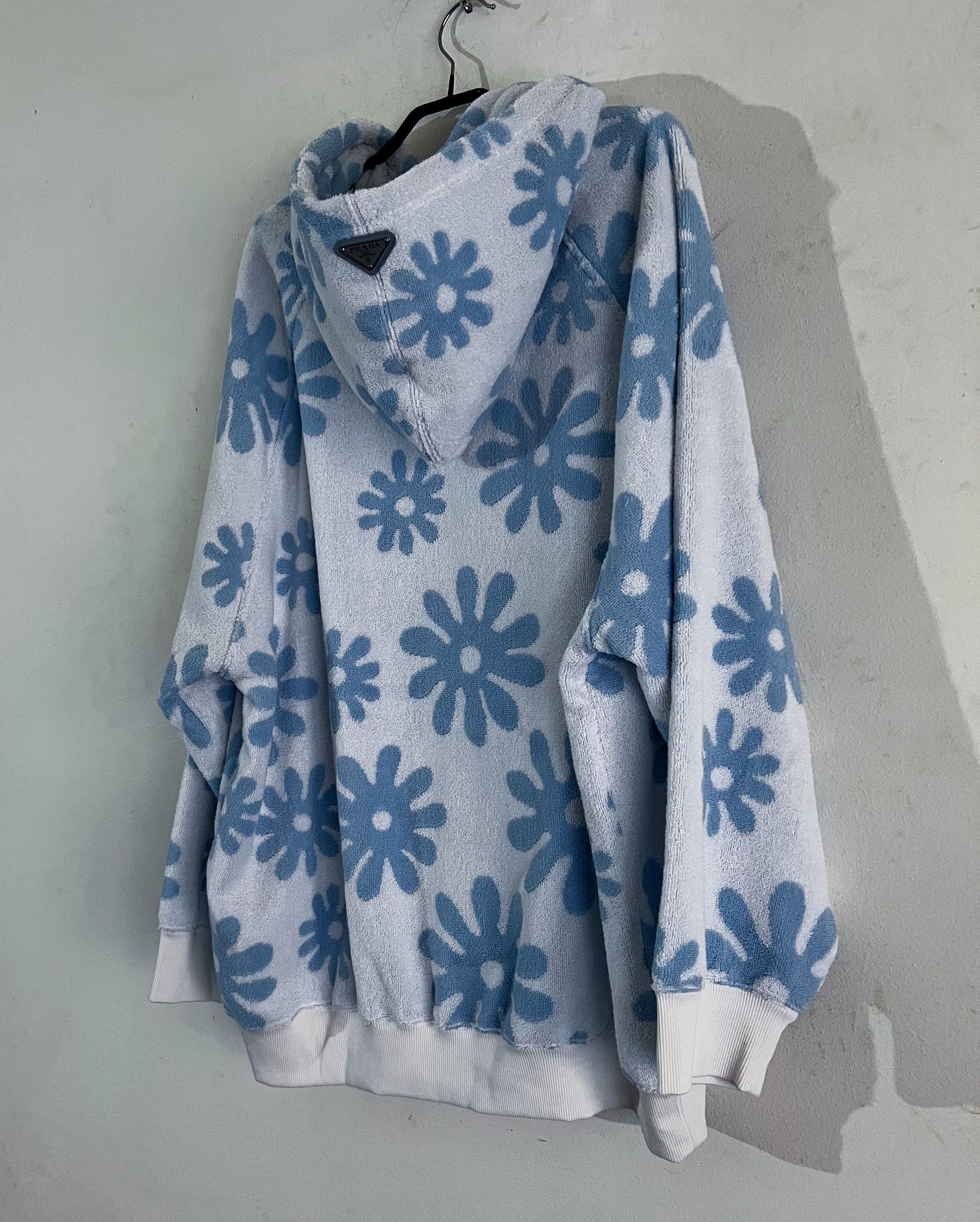 Prada PRINTED TERRY-COTTON HOODIE Size US S / EU 44-46 / 1 - 9 Thumbnail
