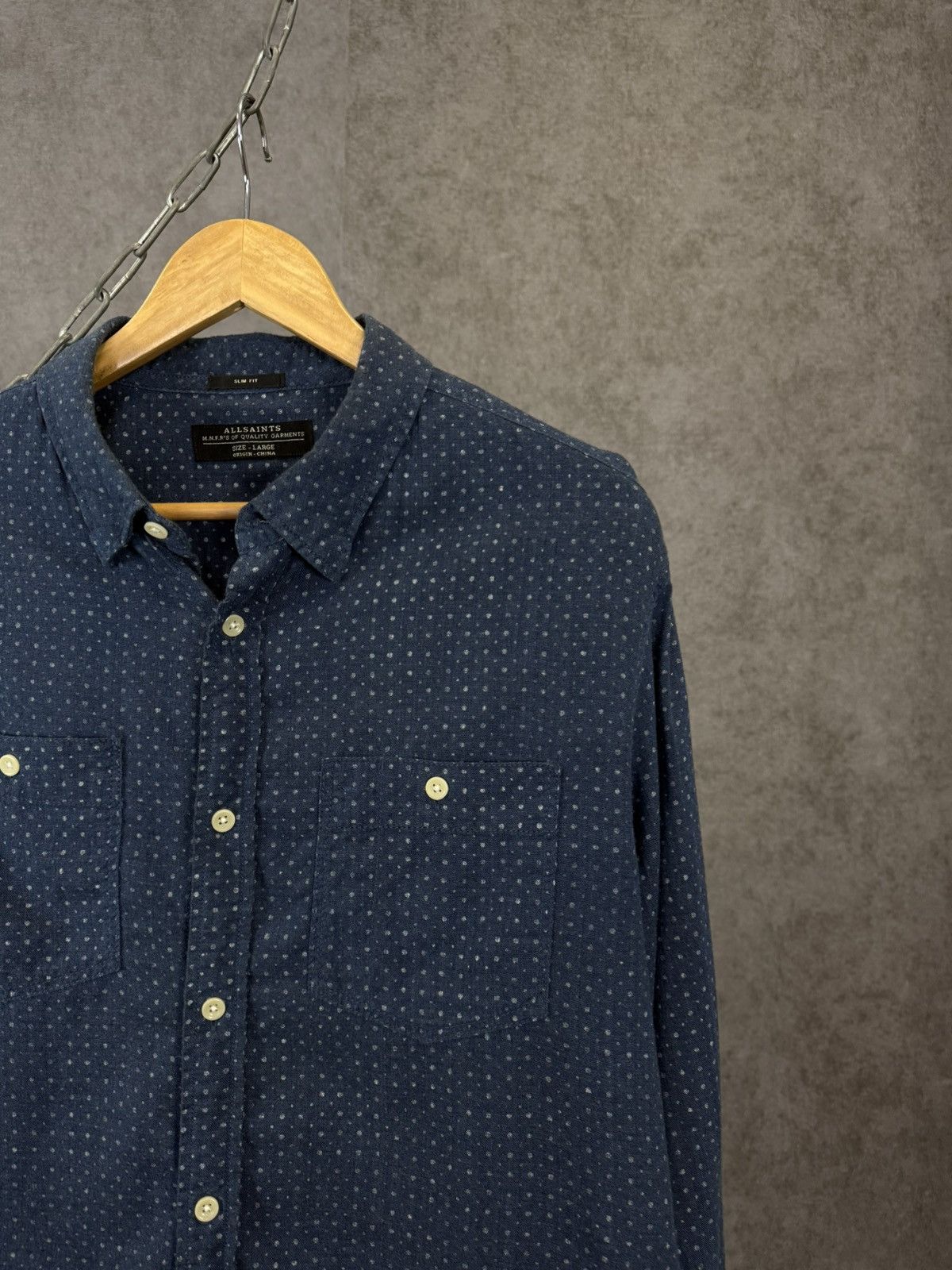 Allsaints Allsaints designer double pocket shirt Size US L / EU 52-54 / 3 - 2 Thumbnail